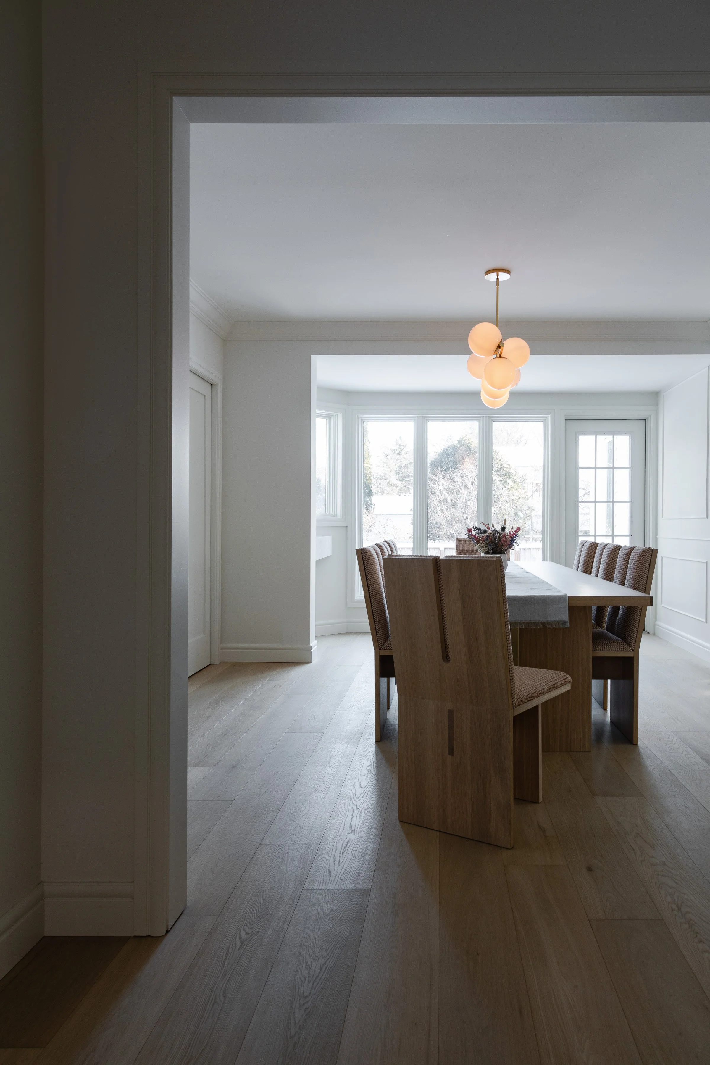 Winnipeg residential dining room by Canvas Design Studio