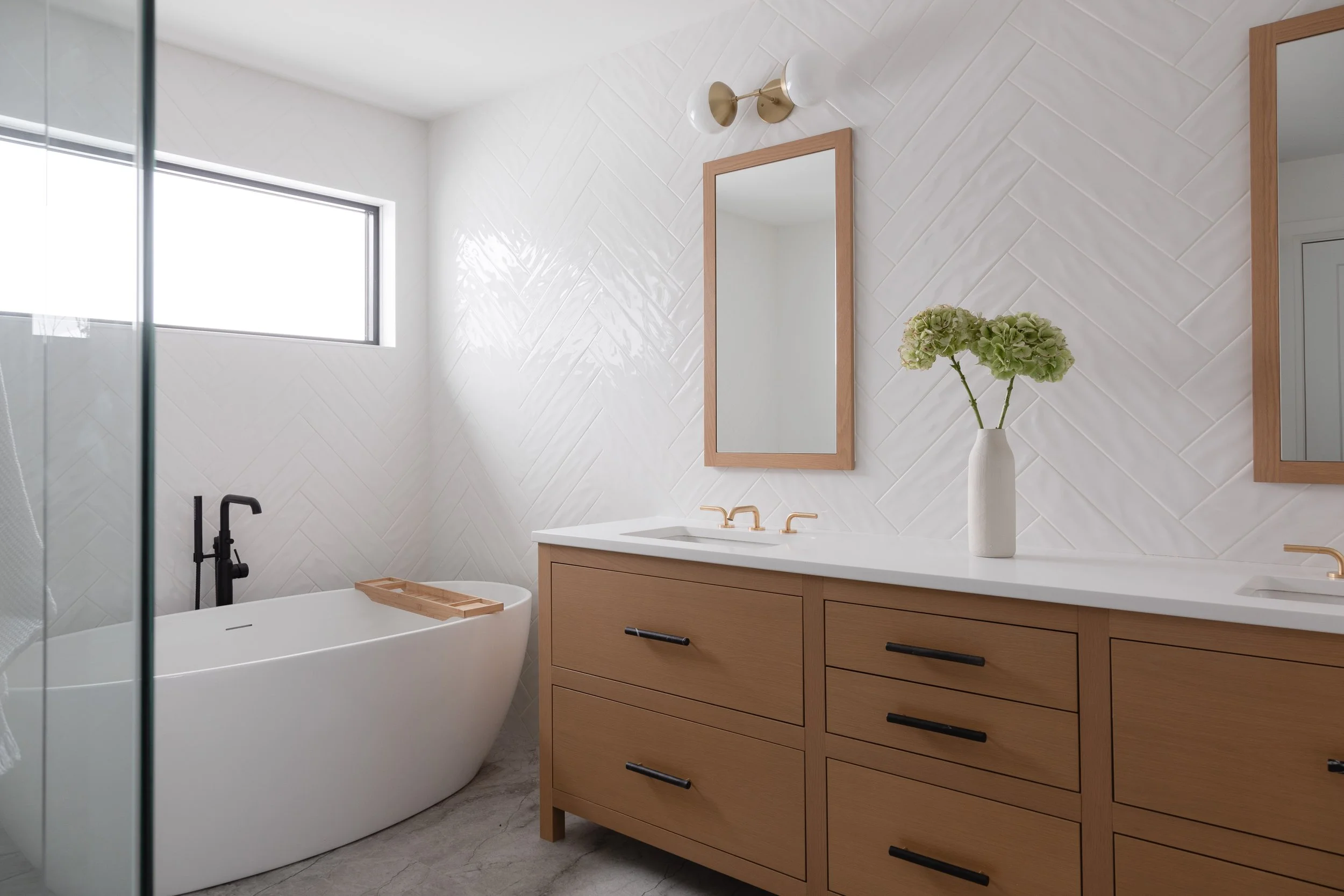 Winnipeg residential washroom by Canvas Design Studio