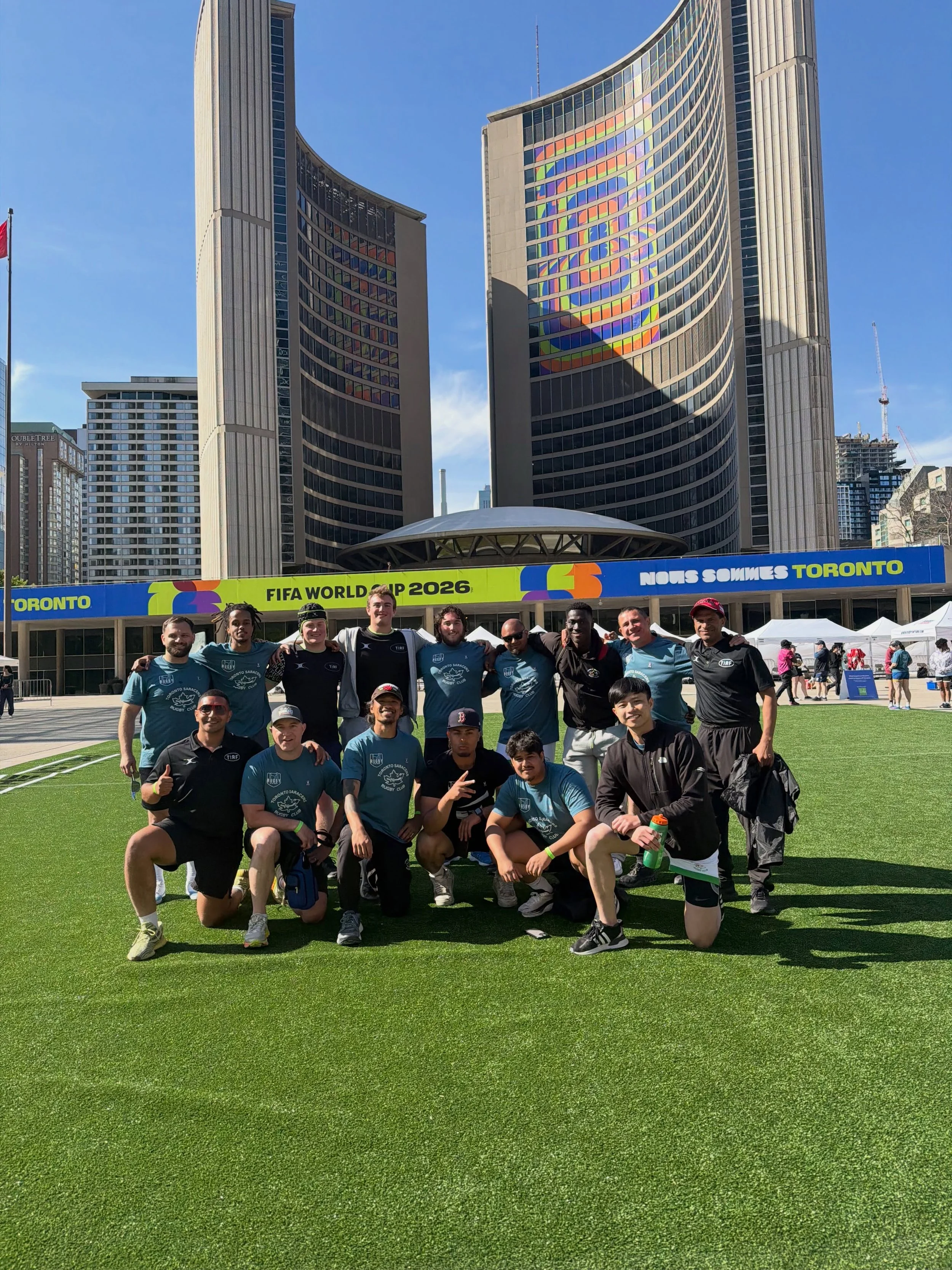 Rugby in the Square 2026!

Huge thanks to @tirfrugby for putting on an event that brought the whole rugby community together right in the heart of the city and to every Saracen who showed up to play, cheer, and rep the jersey.

Days like this are why