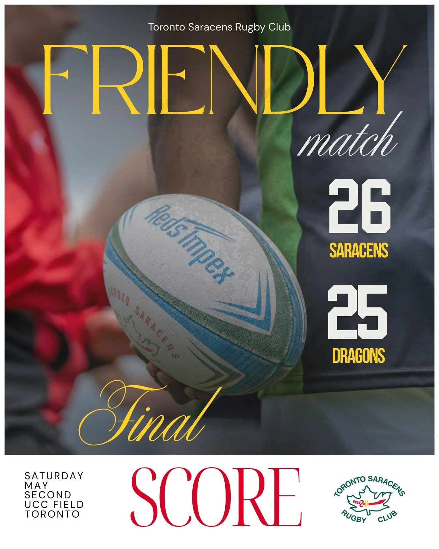 The Saracens come away with a comeback win against the Dragons in a friendly pre-season matchup.

Down 25-0, the boys fought back and won with a last-minute try to seal the game 26-25. Major shout out to the Dragons who look strong going into the sea