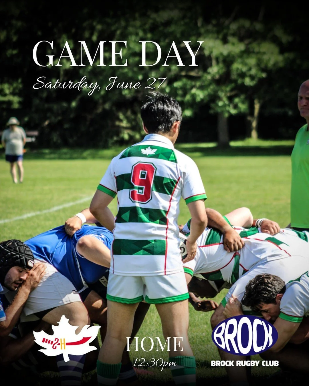 Game Day tomorrow. Back at home. 
Week 6 | HOME vs Brock Rugby Club | 12:30 PM
Starting XV 👆 

#TorontoSaracens #GreenAndWhite #RugbyOntario #Week6 #GameDay #TorontoRugby