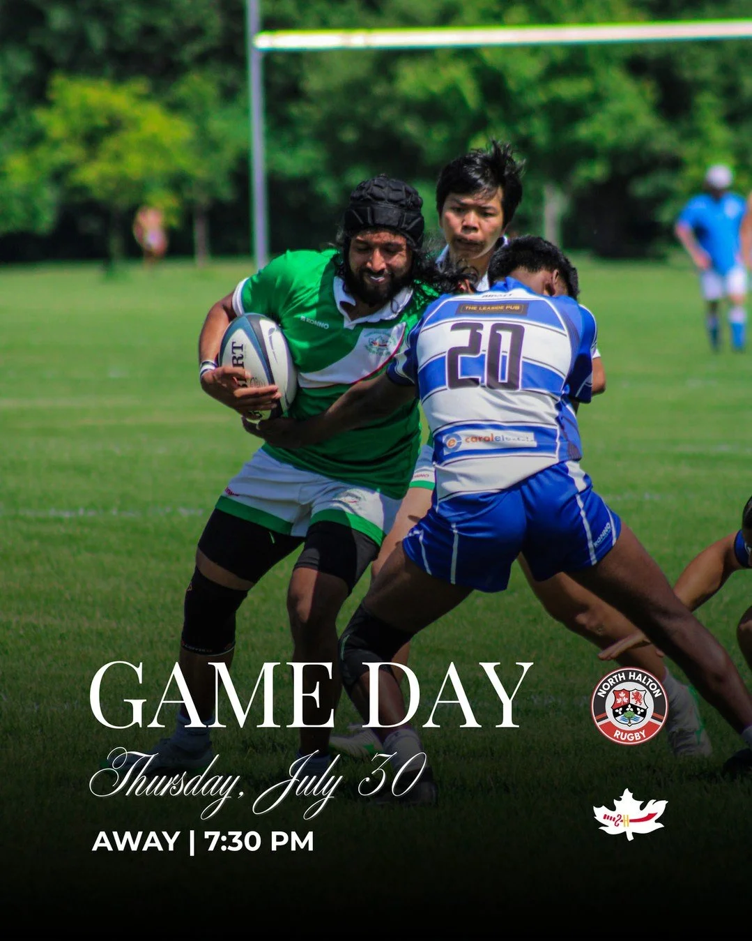 Away day. The lads are ready.

Thursday. July 30. 7:30 PM. North Halton.

Green and White. ⚪🟢