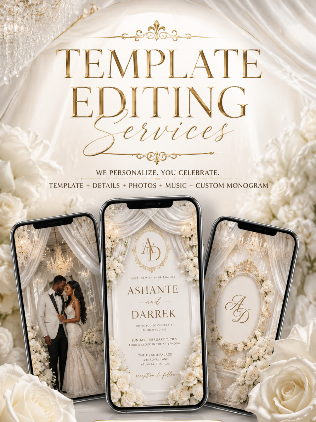 Template Editing Service | Invitation Template Included