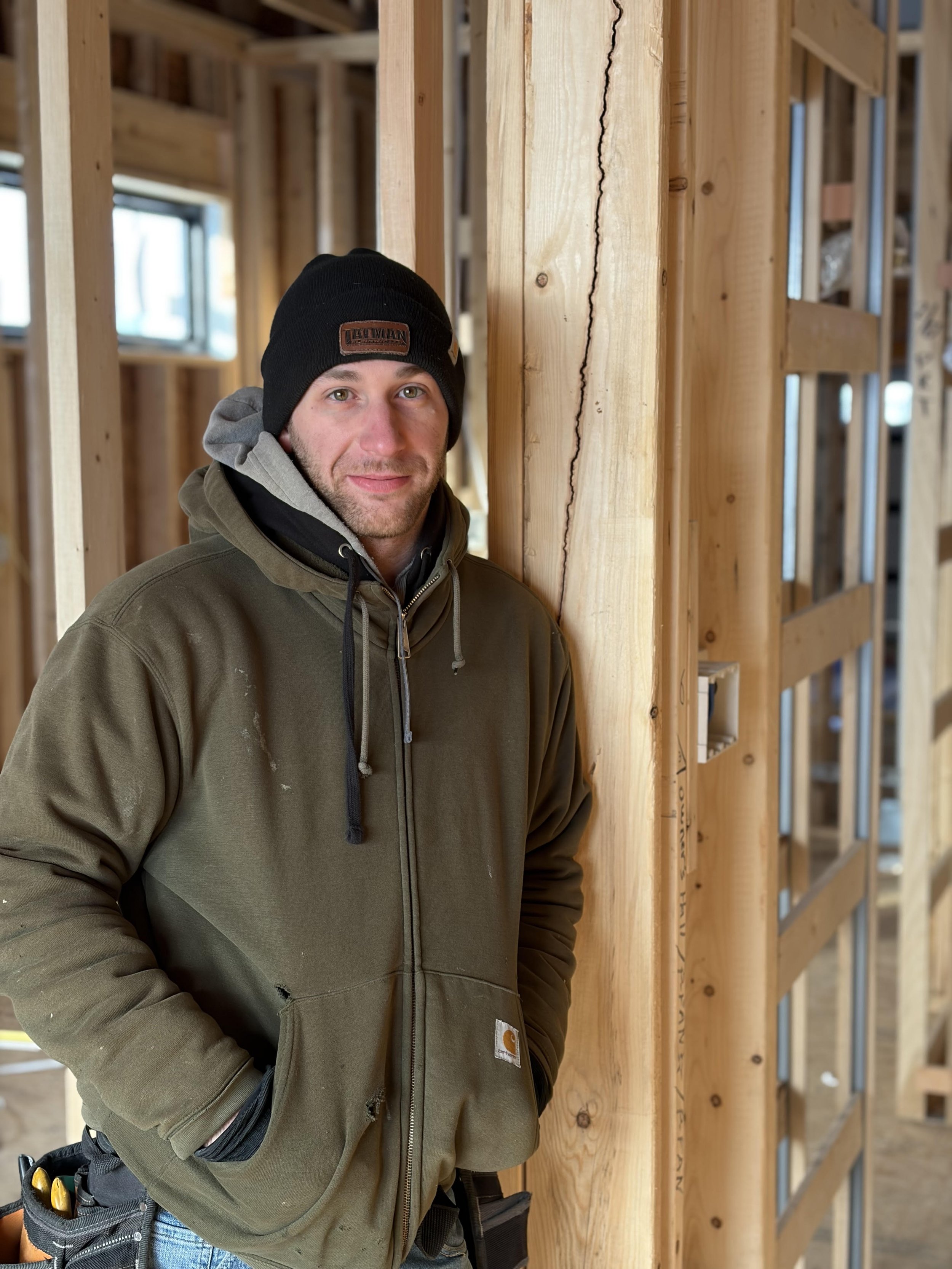 Jake Tatman Electric foreman electrician Pittsburgh PA new construction framing