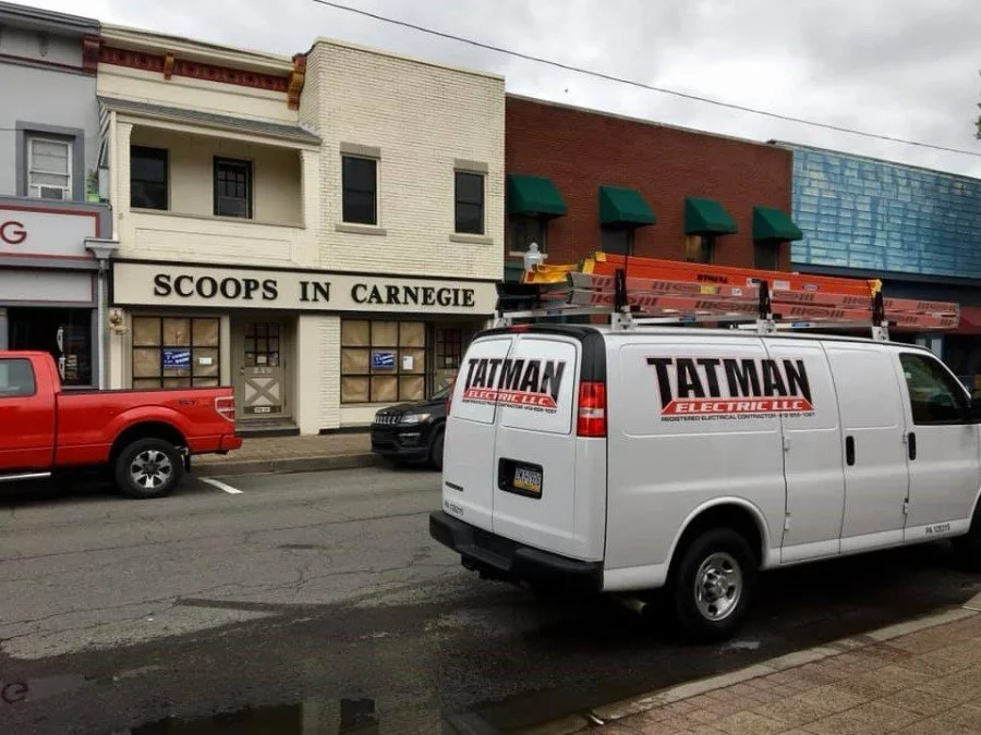 Tatman Electric licensed-electrician service van commercial-electrical Carnegie Pittsburgh PA