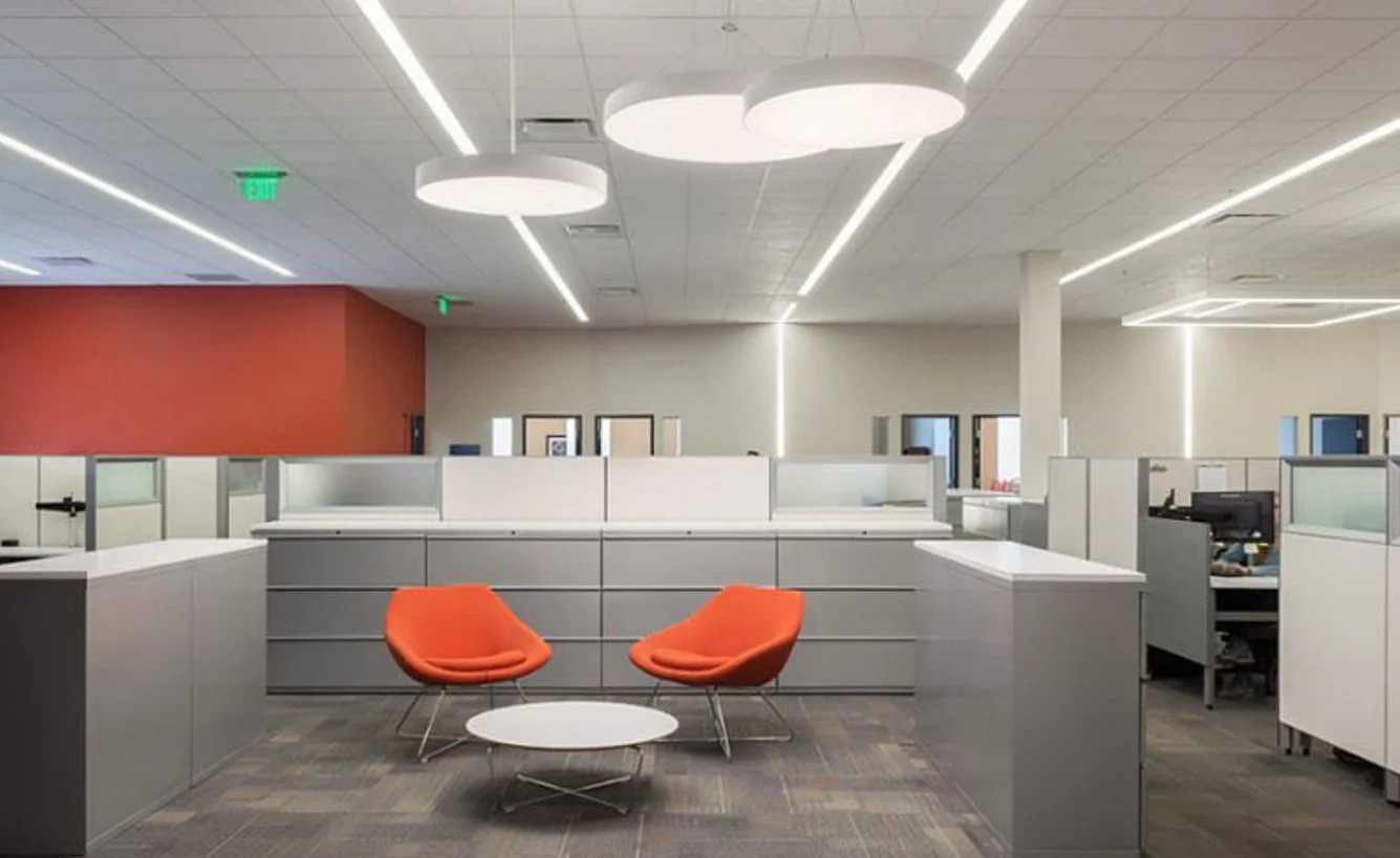 Tatman Electric commercial LED lighting installation in Pittsburgh PA office building