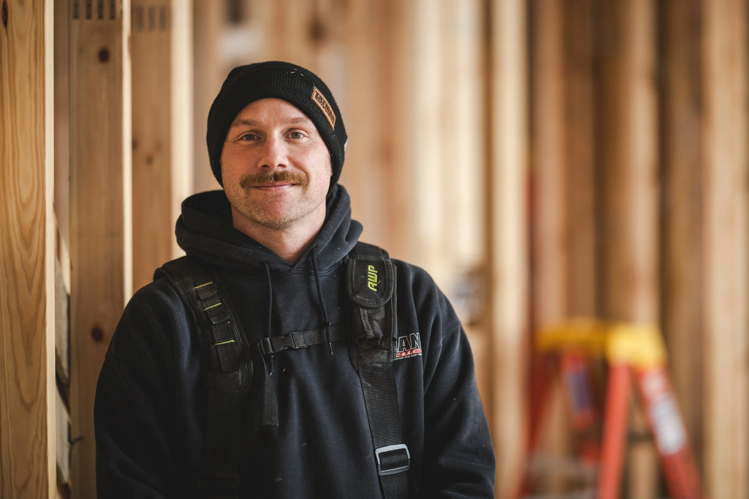 Justin Tatman Electric service technician electrician Pittsburgh PA on job site