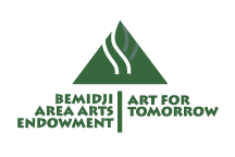 Logo featuring a stylized green mountain with leaf-like shapes and the text 'Bempidi Area Arts Endowment' and 'It Matters for Tomorrow'.