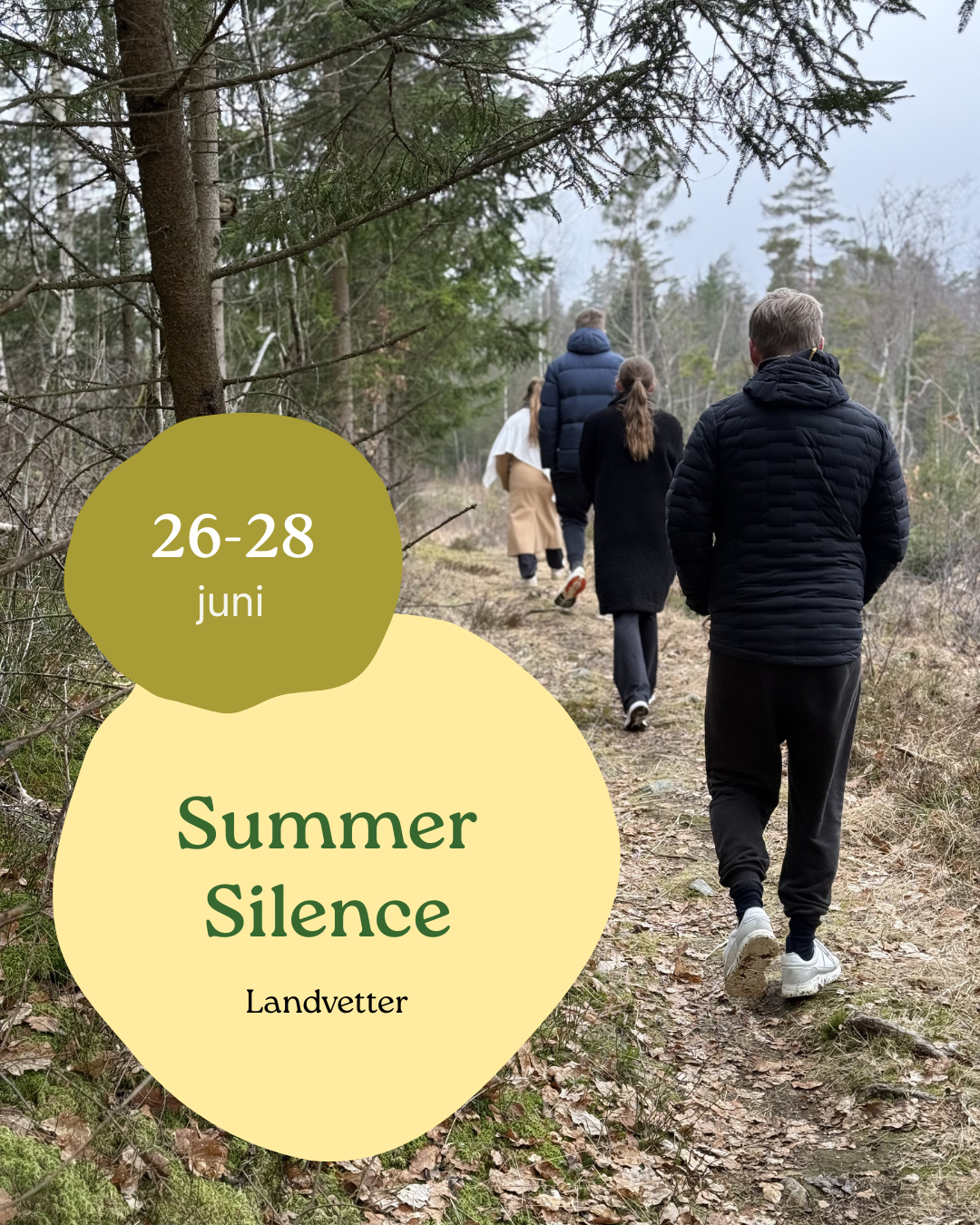 Summer Silence Retreat, 26-28 juni