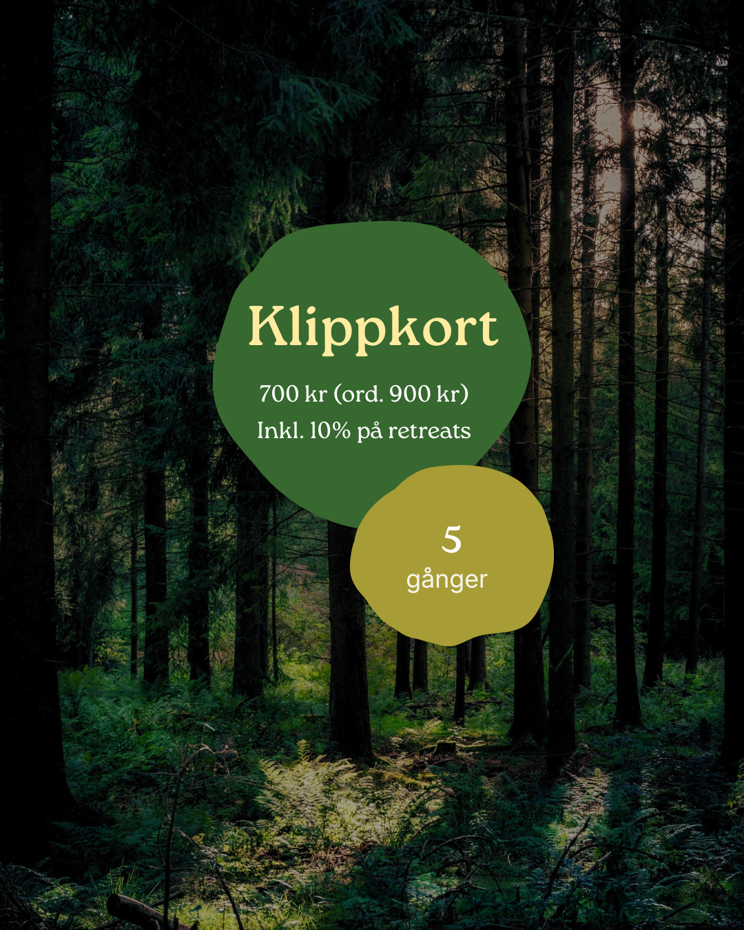 Klippkort 5 gånger