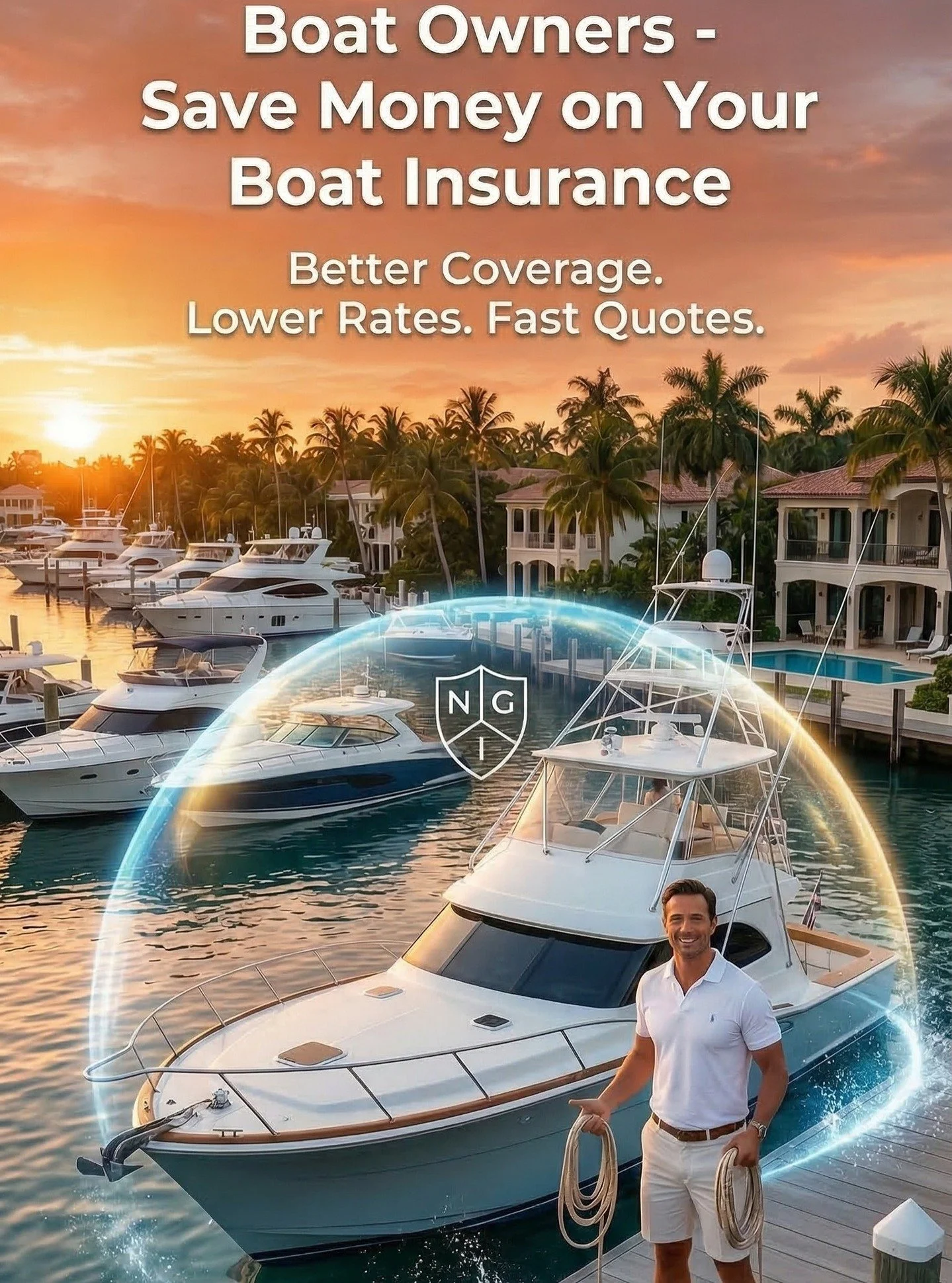 🚤 Boat Owners &mdash; Are you paying too much for boat insurance?

At NextGuard Insurance, we help Florida boat owners compare multiple insurance companies to find better coverage and lower rates.

Whether you own a fishing boat, jet ski, sailboat, 