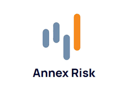 Logo with vertical bars and the text 'Annex Risk' underneath
