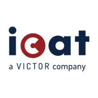 Logo of I Cat, a VICTOR company, with stylized text.
