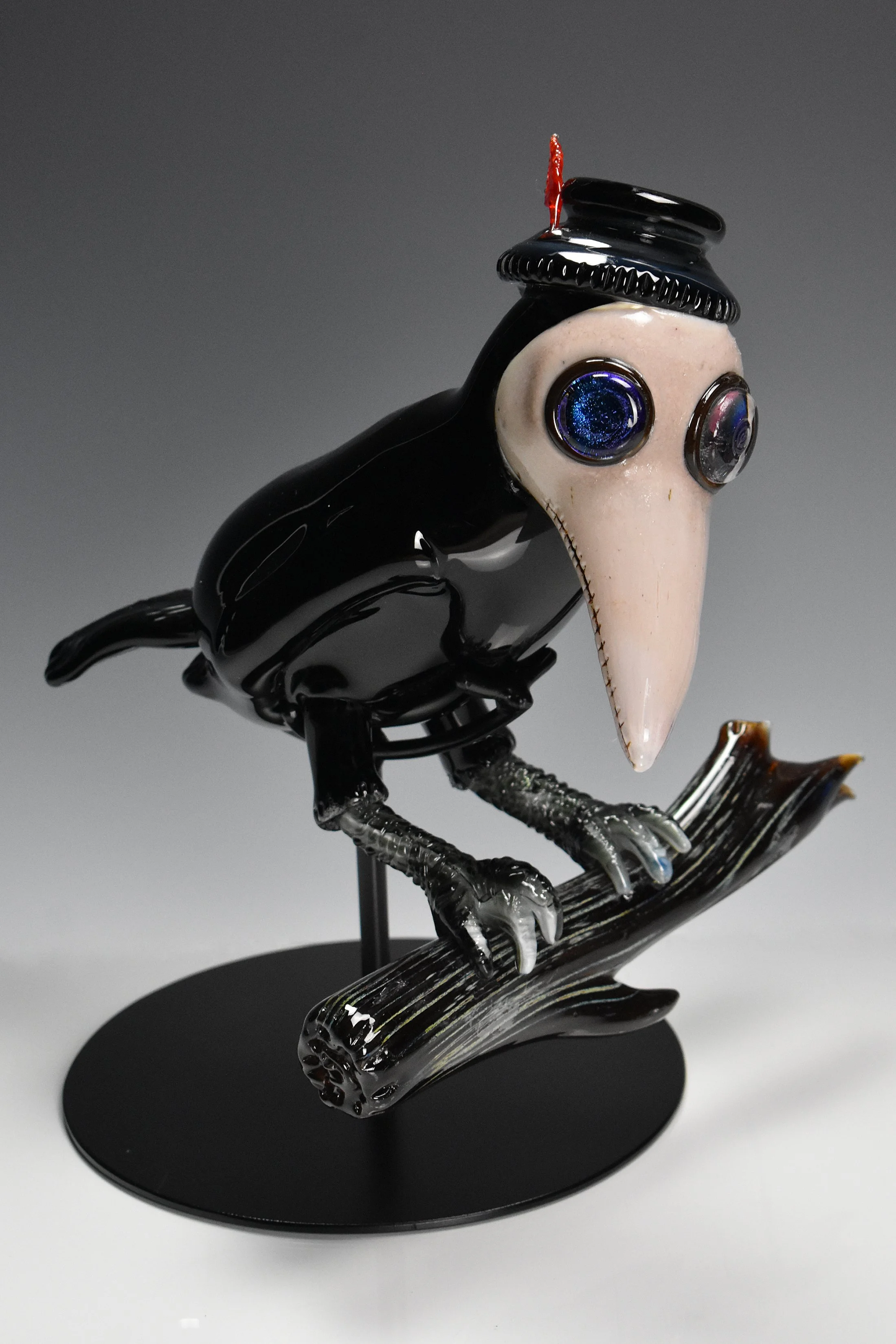 Nevermore
Hot Sculpted Glass
12” X 9” X 6” (H x W x D)
2024