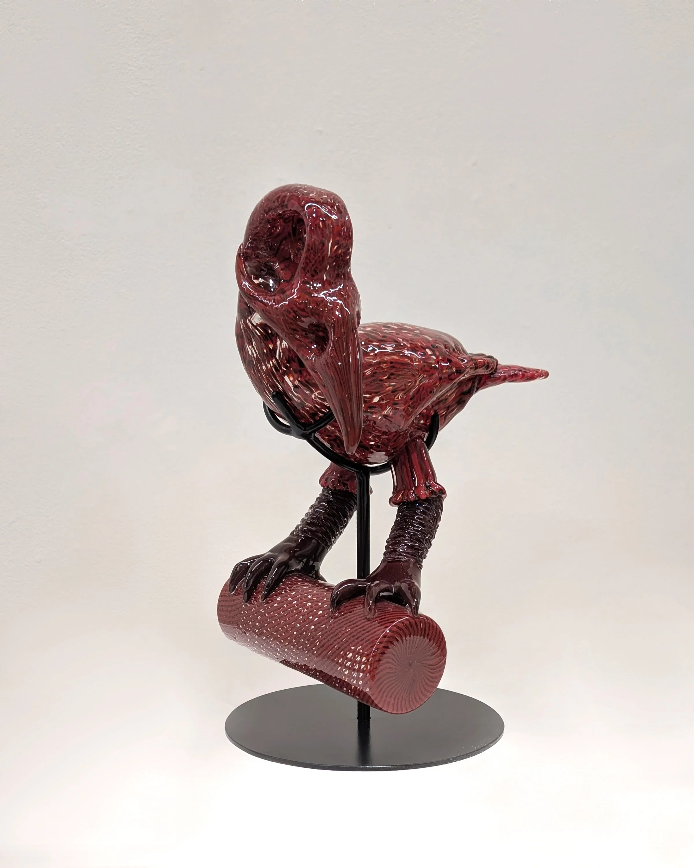 Crimson Omen
Hot Sculpted Glass
12” x 8” x 11” (H x W x D)
2025