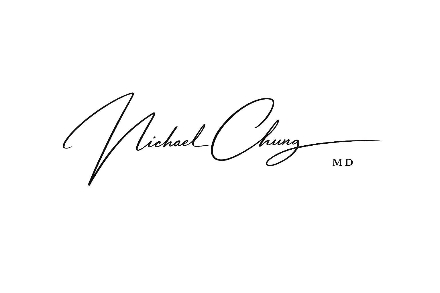 Signature of Michael Chung MD.