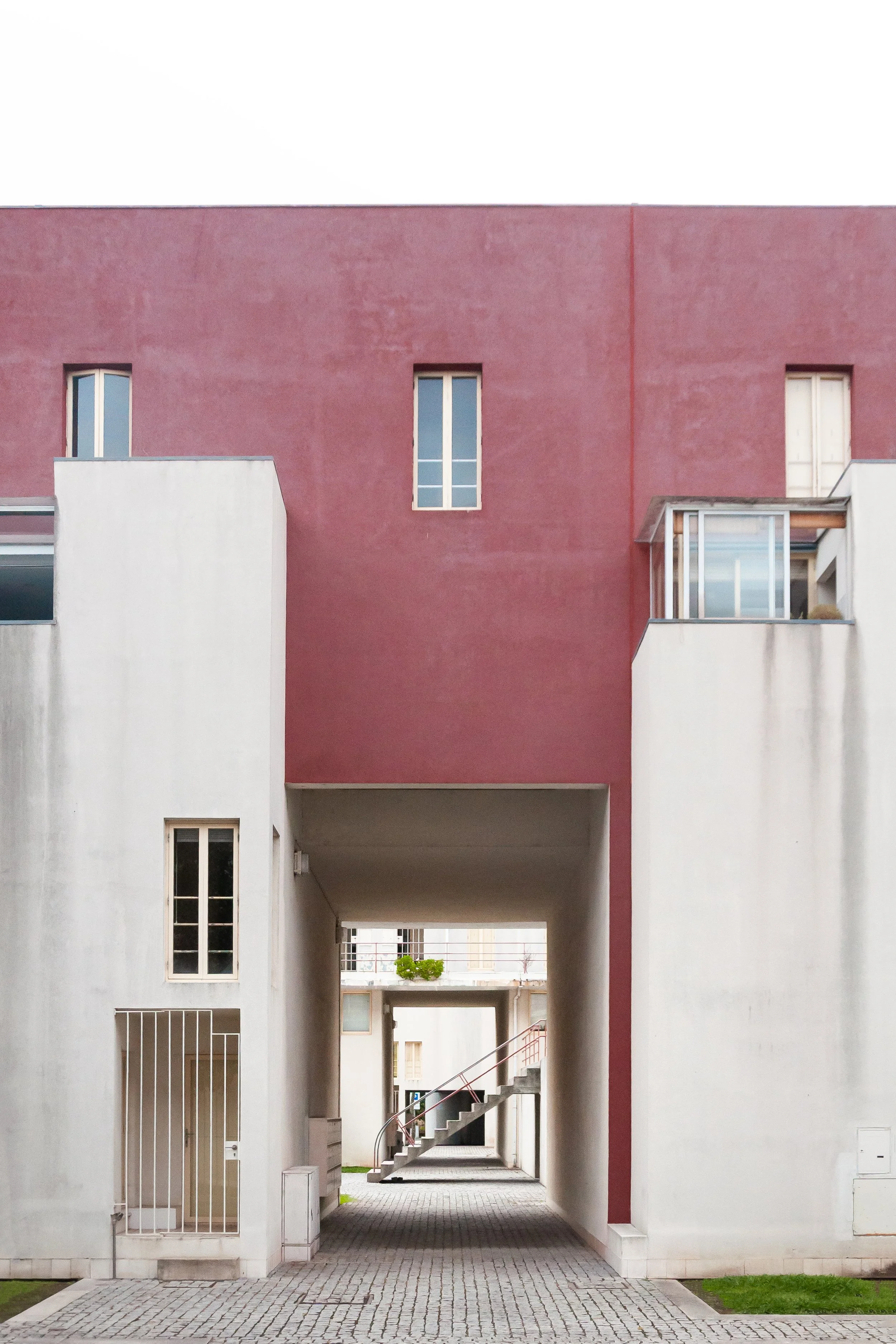 SAAL Bouça Housing Porto, Álvaro Siza Vieira - Courtyard stair