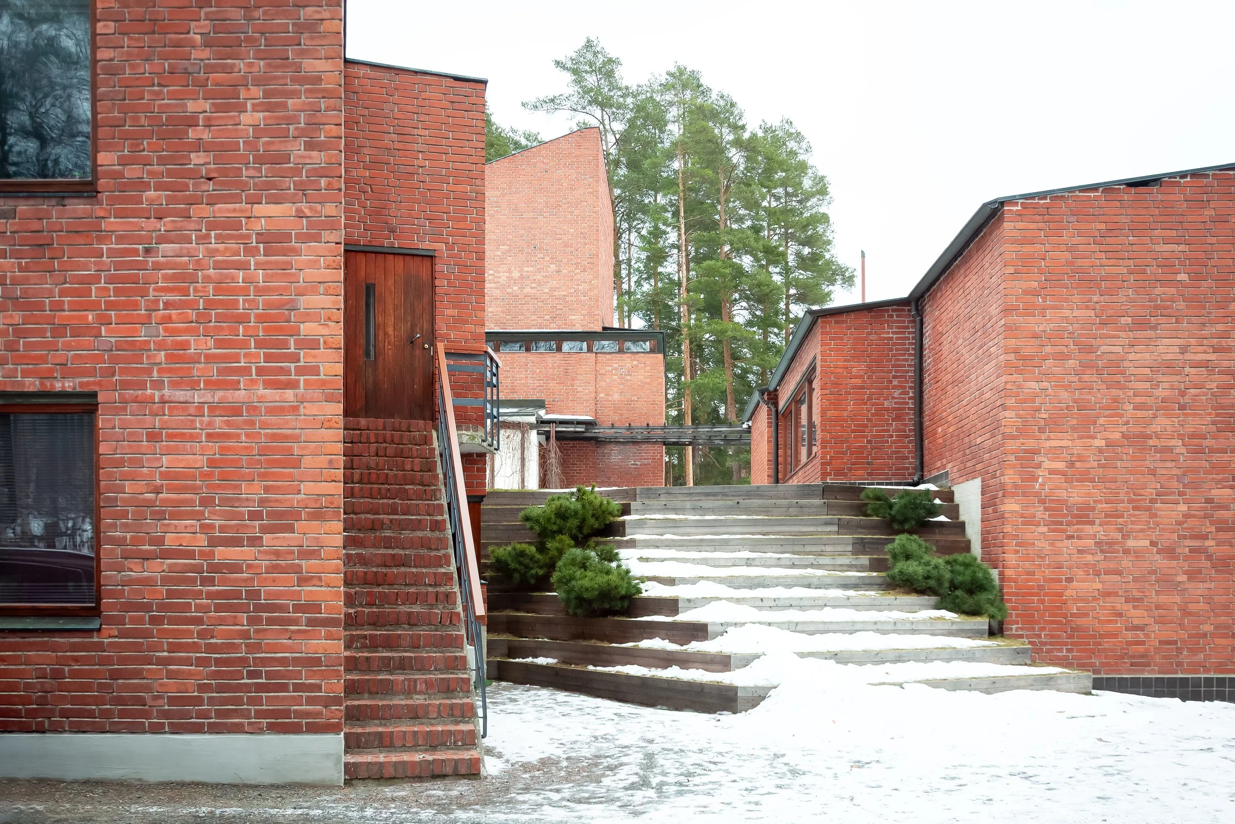 Säynätsalo Town Hall, Alvar Aalto - Outdoor stair