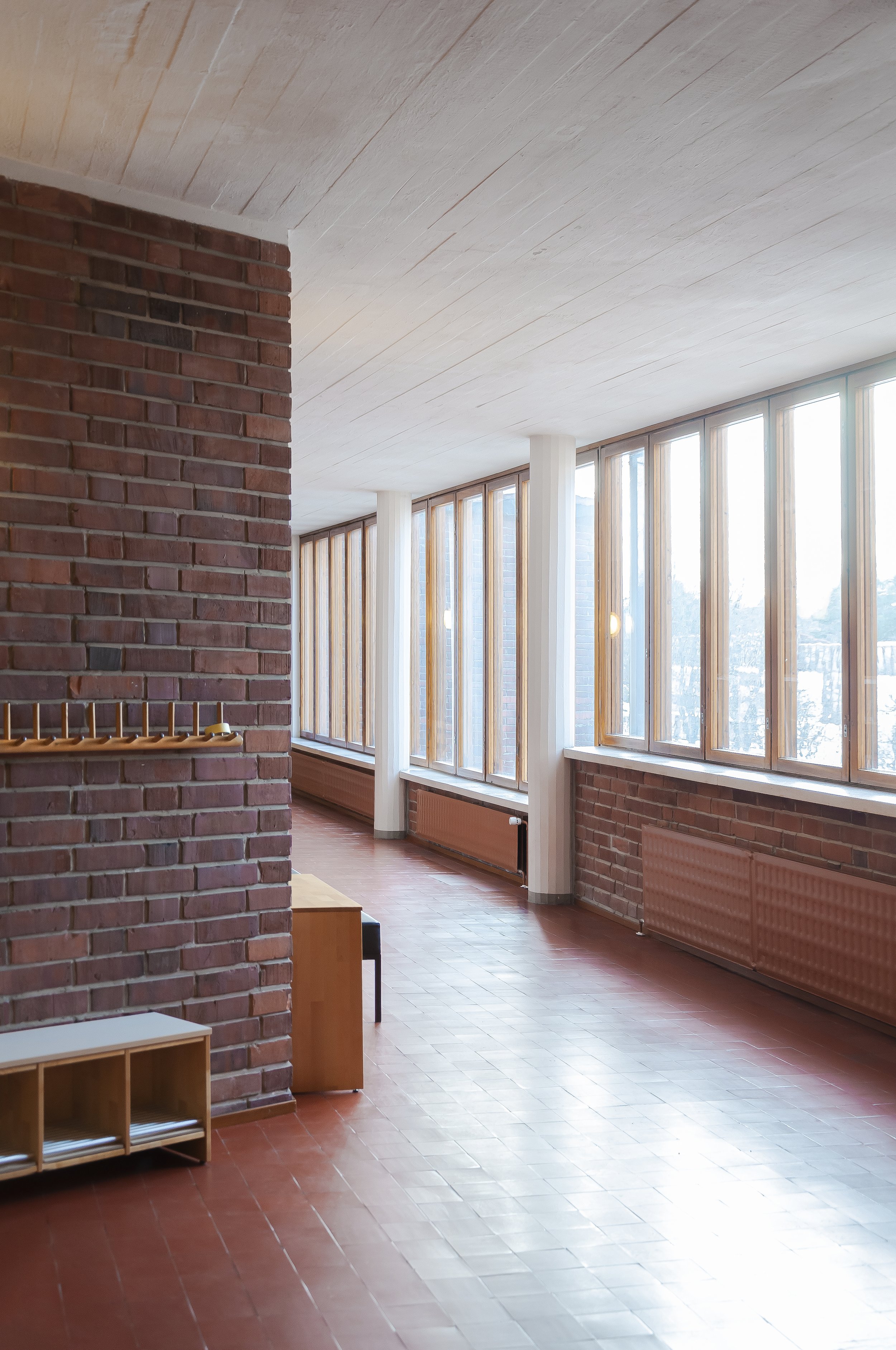 Jyväskylä University Campus, Alvar Aalto - Hallway