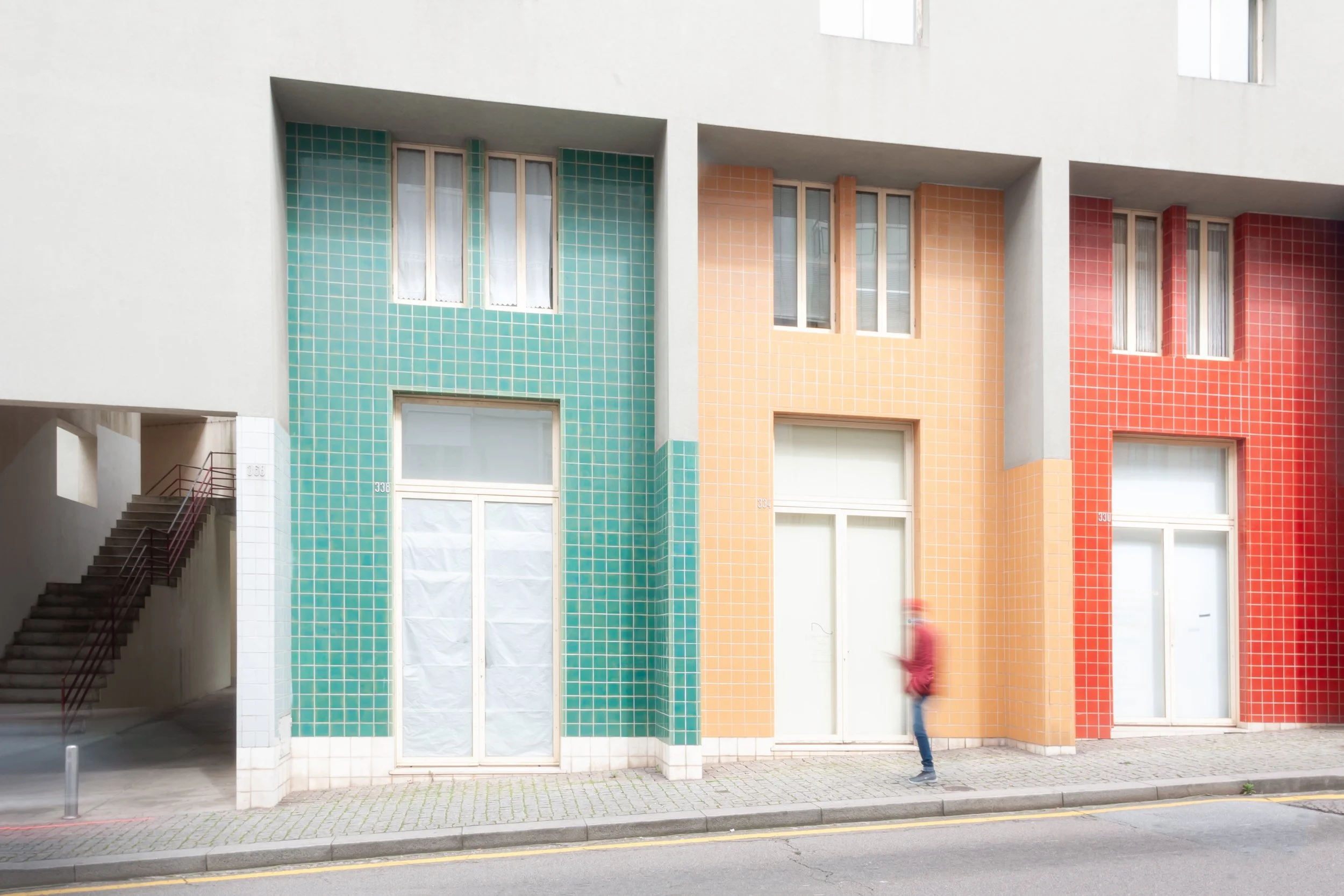 SAAL Bouça Housing Porto, Álvaro Siza Vieira - Street tiles