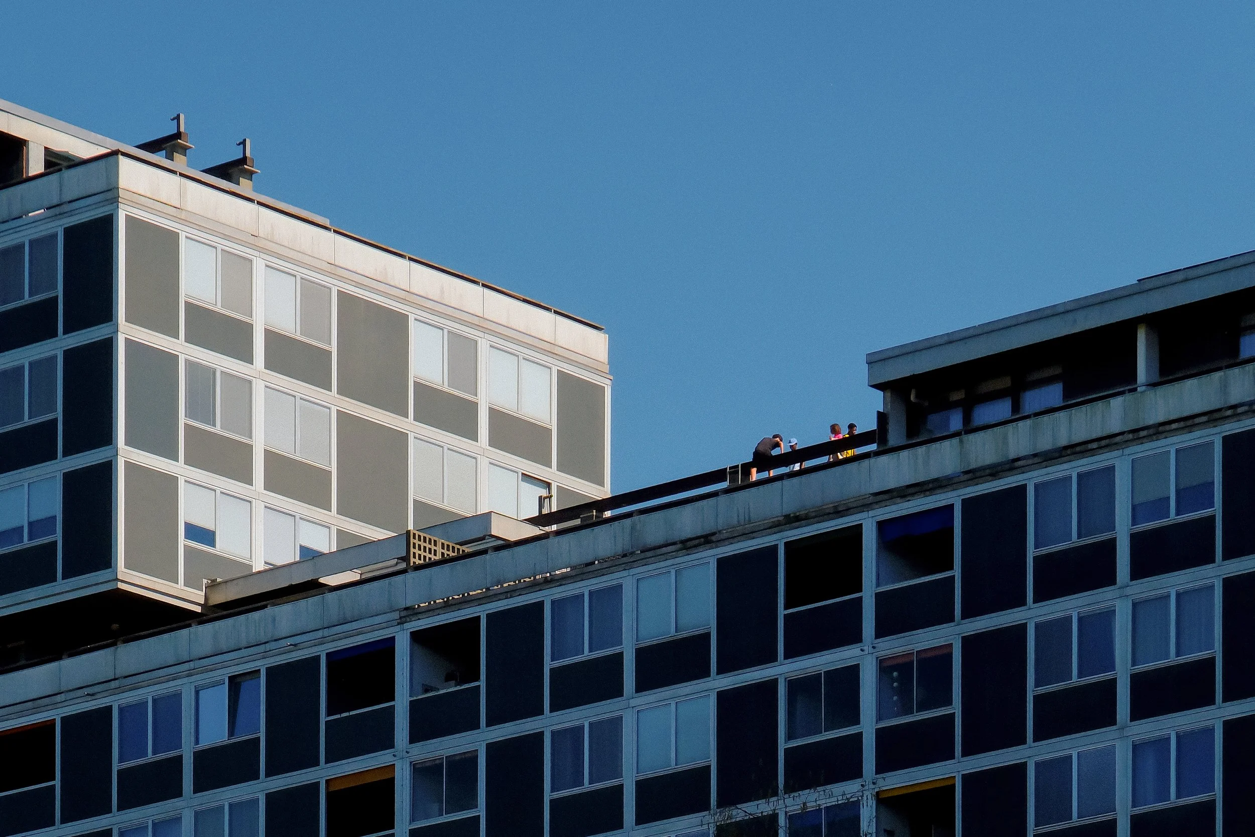 Le Lignon Geneva, George Addor - Rooftop terrace