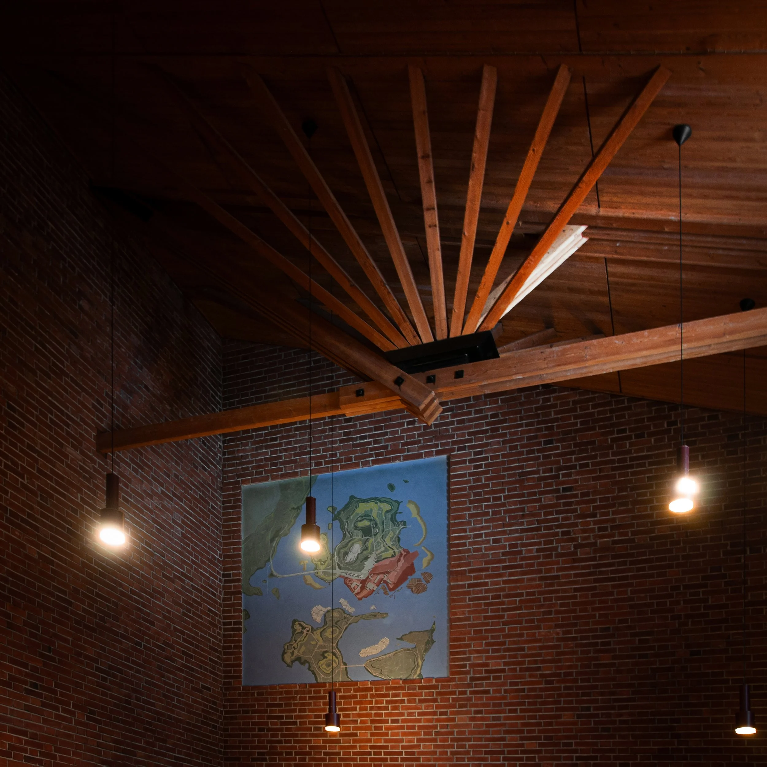 Säynätsalo Town Hall, Alvar Aalto - Structure
