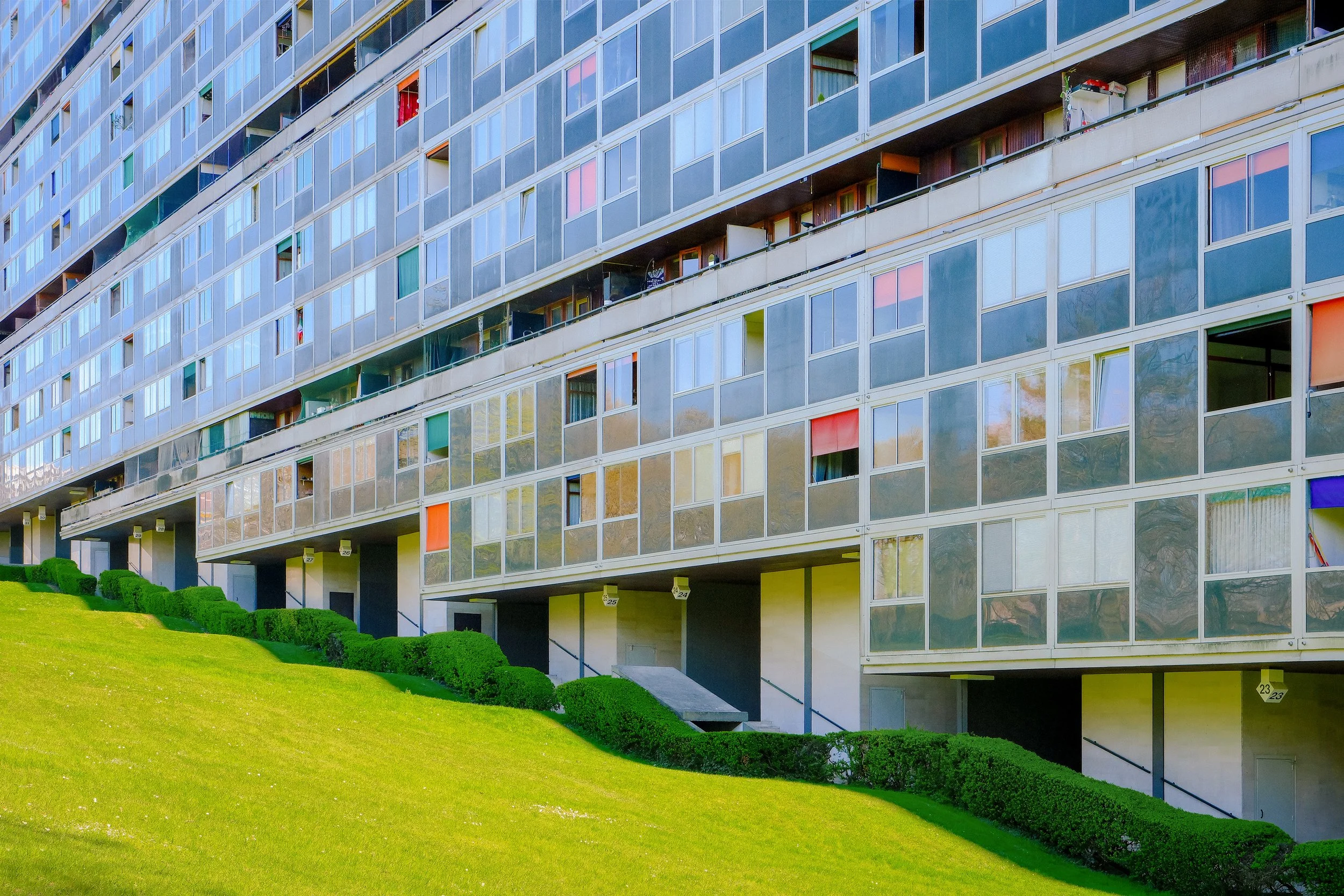 Le Lignon Geneva, George Addor - Facade