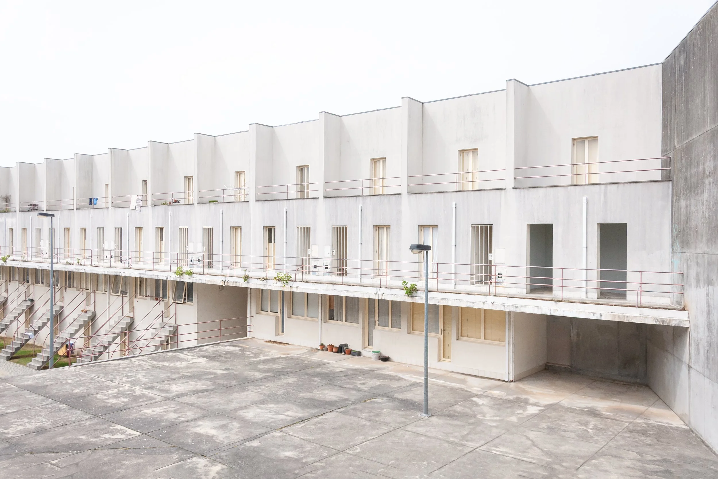 SAAL Bouça Housing Porto, Álvaro Siza Vieira - Courtyard