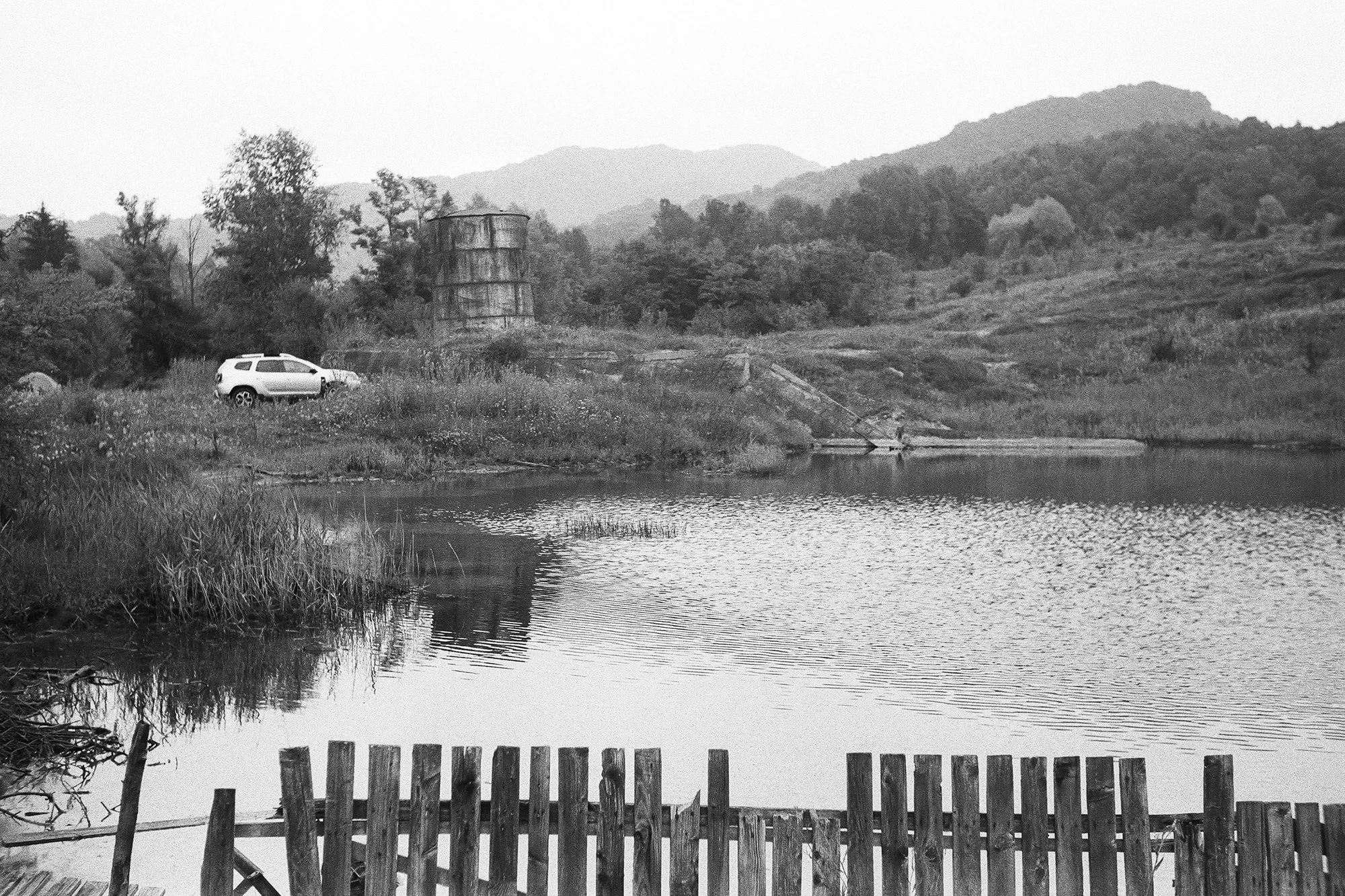 Lacul sărat Telega - Camping spot and cistern by middle lake 