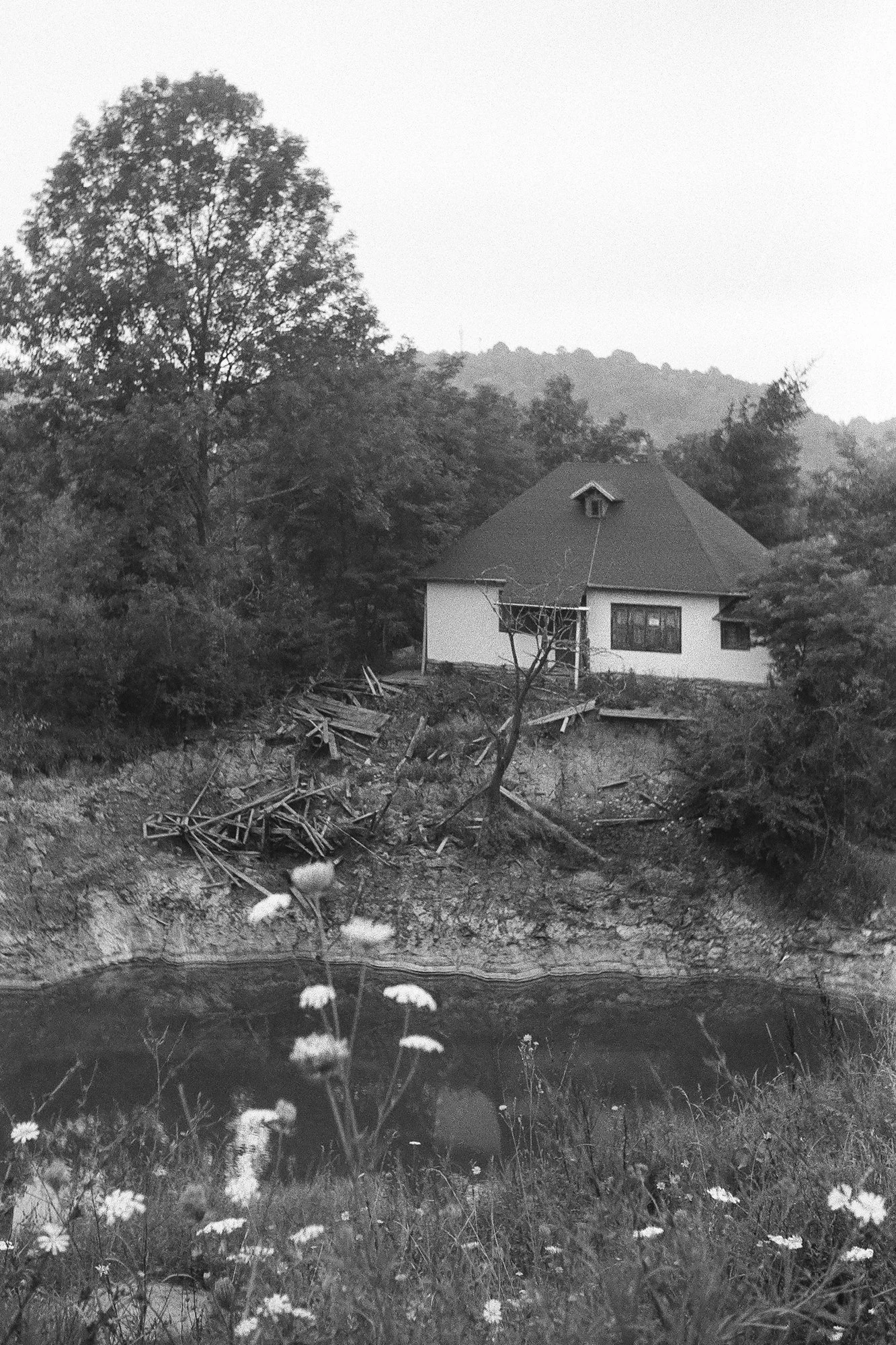 Lacul sărat Telega - House by upper lake