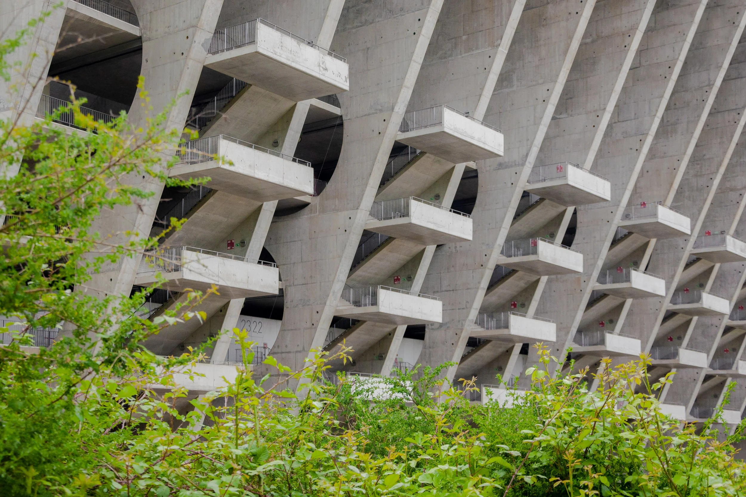 Braga Municipal Stadium, Eduardo Souto de Moura - Balconies