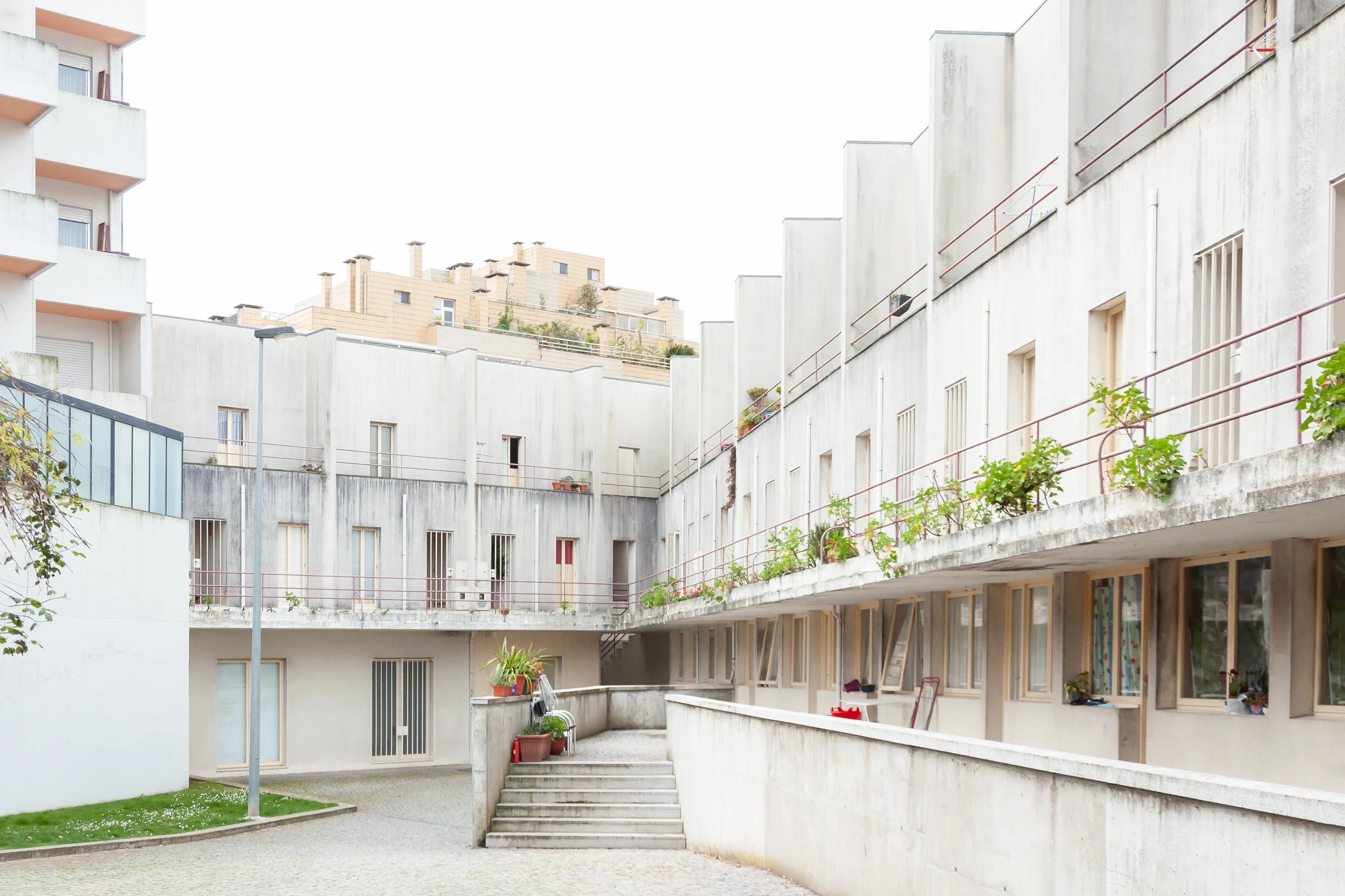 SAAL Bouça Housing Porto, Álvaro Siza Vieira - Entrances