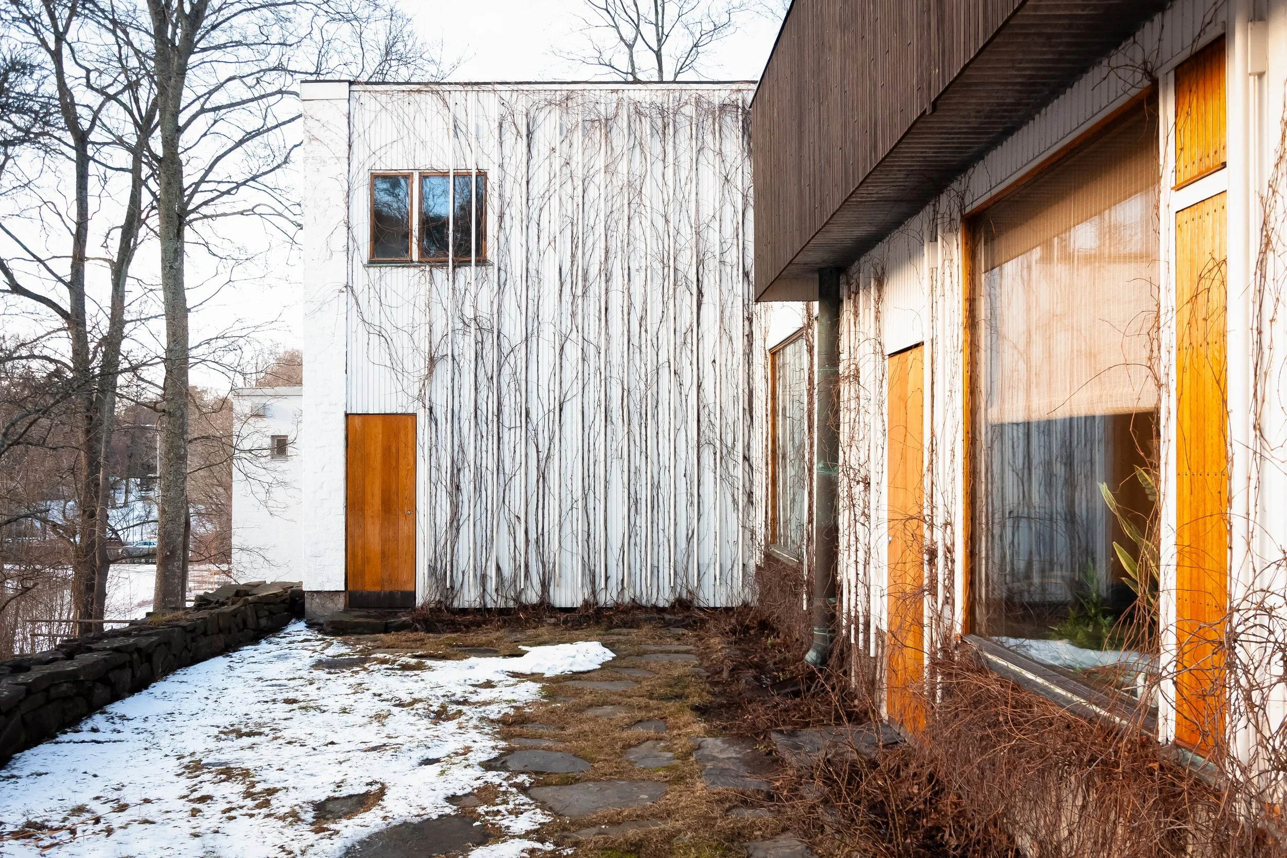 Villa Aalto Helsinki, Alvar Aalto - Exterior courtyard
