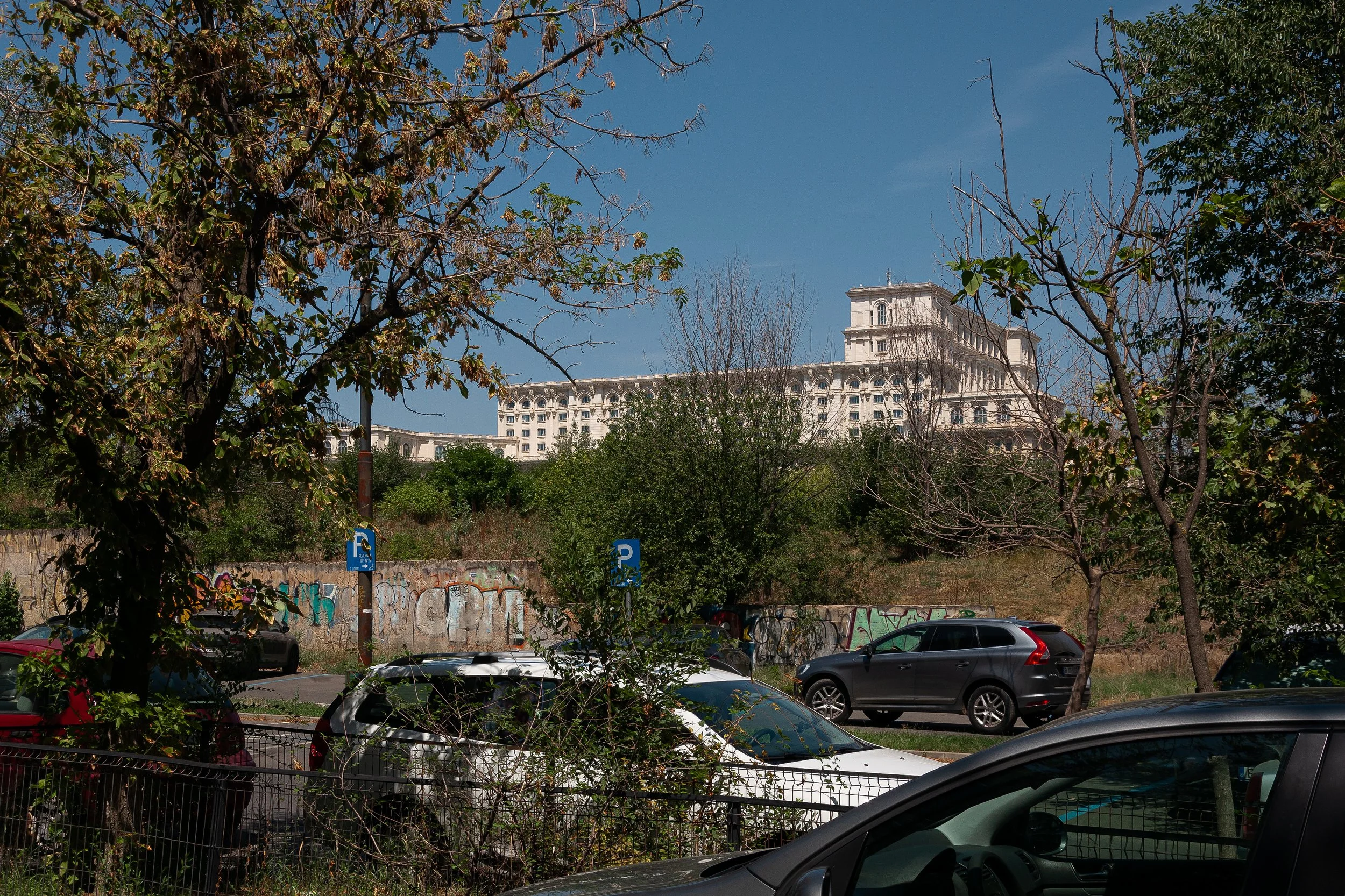 House of Parliament (Casa Poporului) from Calea Rahovei