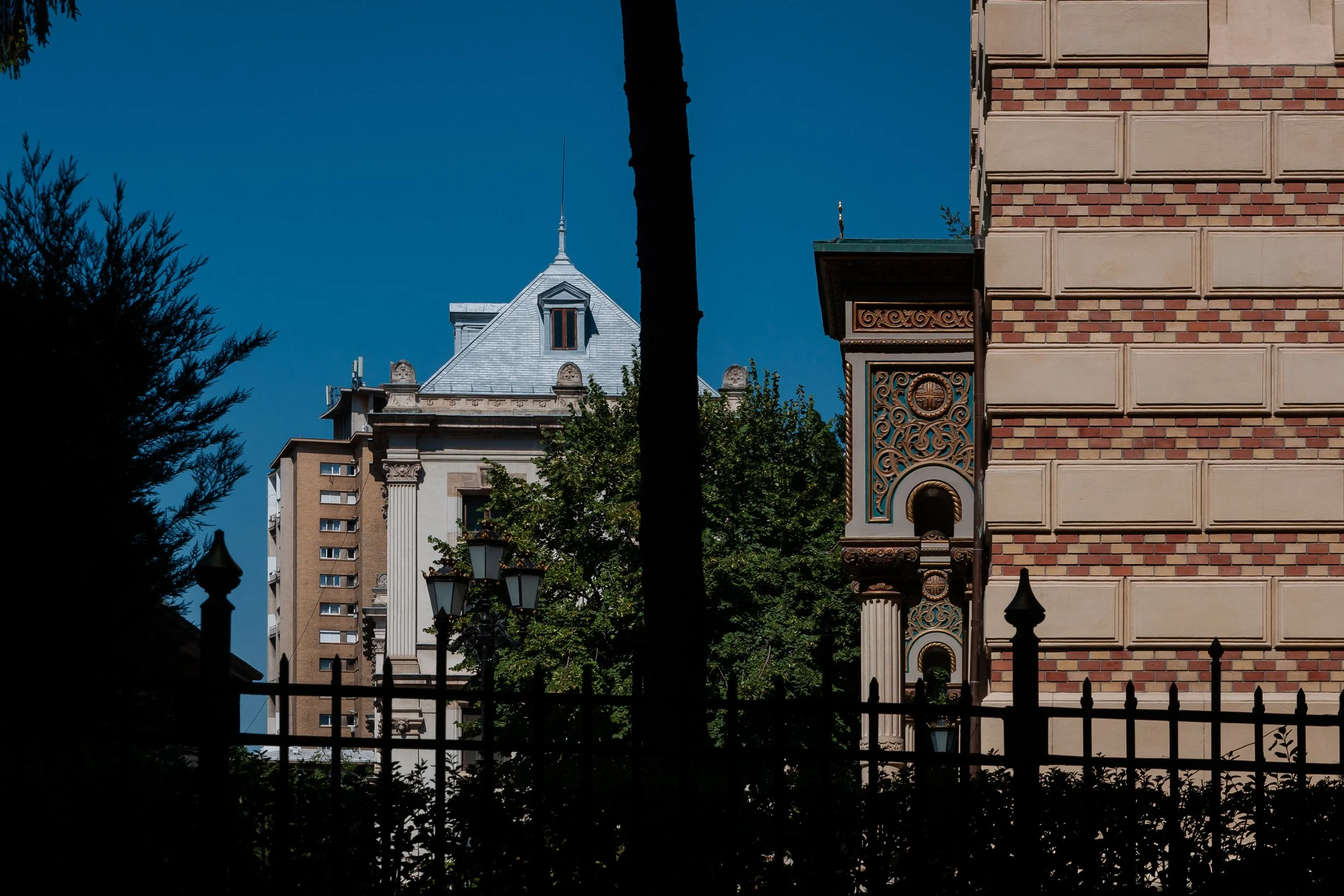 Domnița Bălașa Church, Curtea de Apel Bucuresti and Piața Națiunile Unite Tower Block
