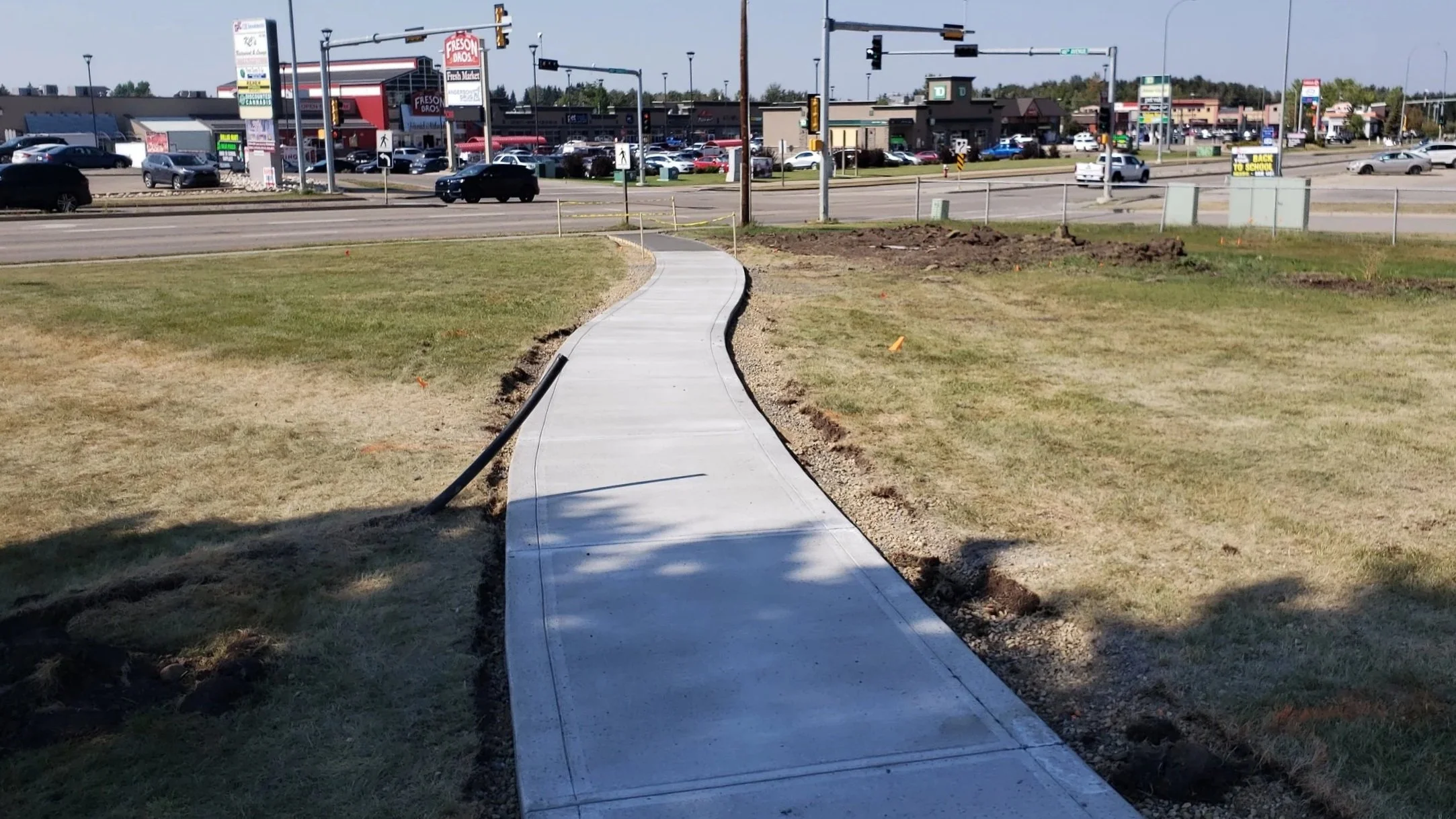 Concrete pavements for municipal use.