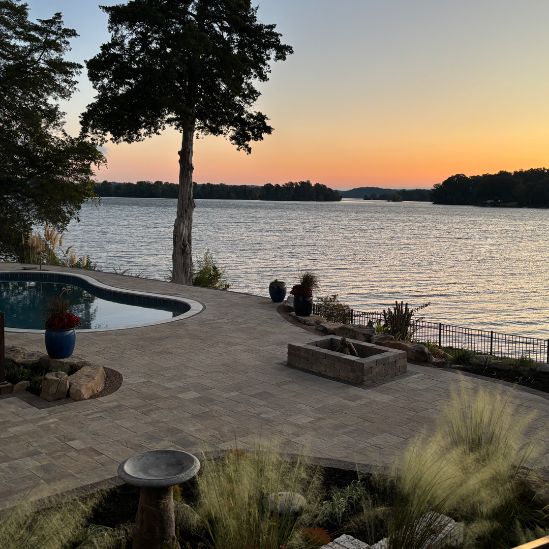 Pavers Outdoor Fire Pit Chattanooga Landscaping Company - Axium Landscapes