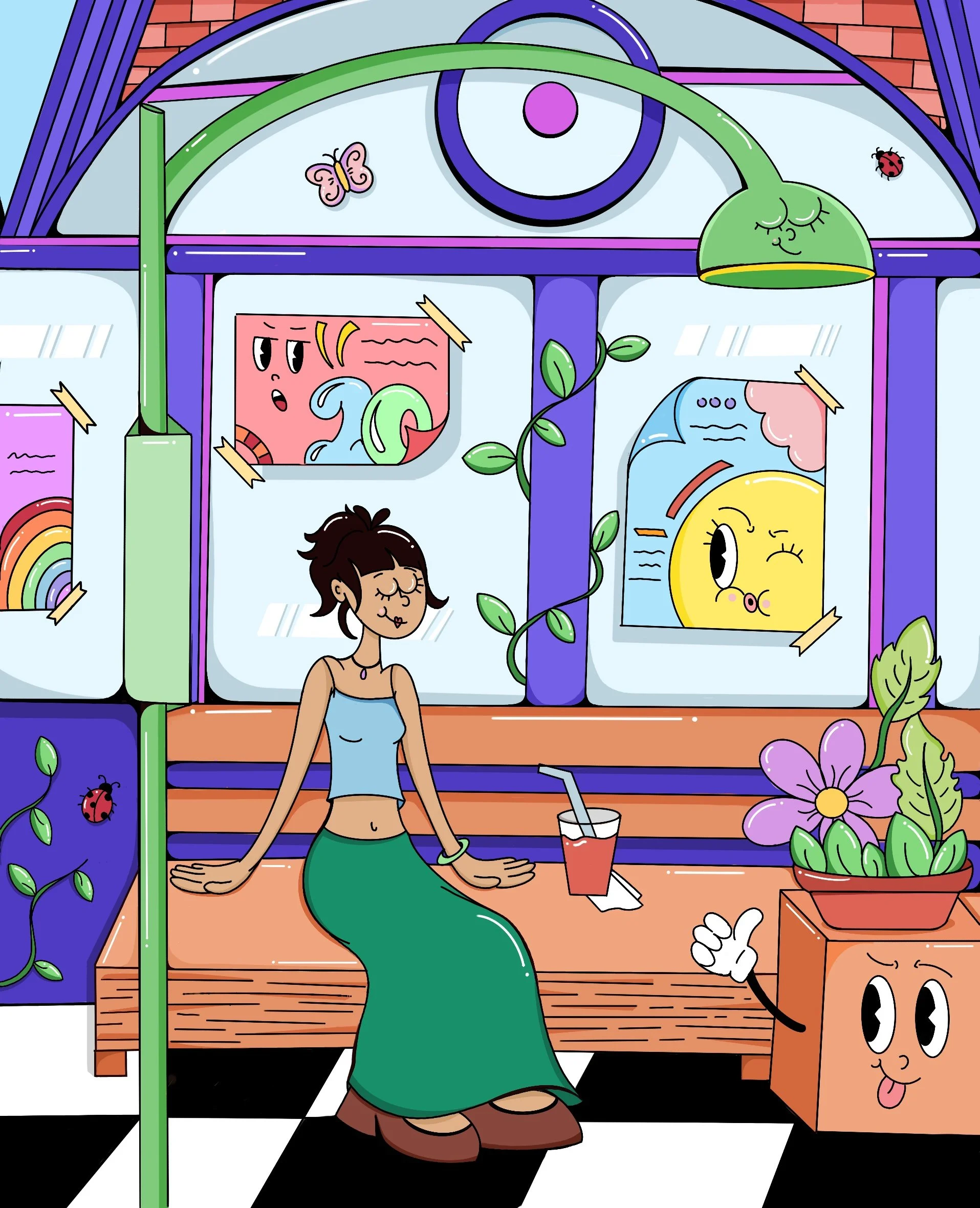 Illustration series for The City Is Alive