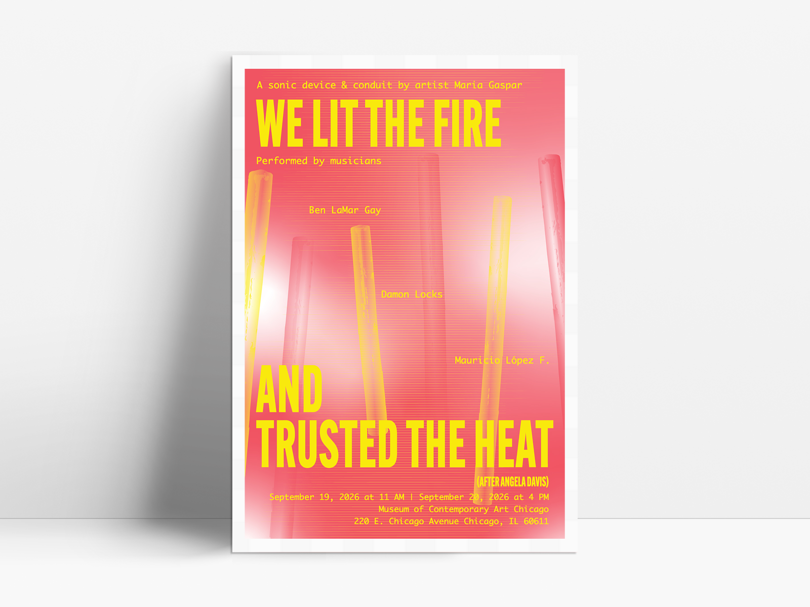(COMING SOON) We Lit The Fire And Trusted The Heat By Artist Gaspar