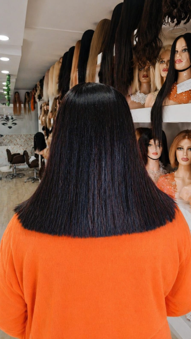 Pelucas corte Bob (Castaño oscuro)