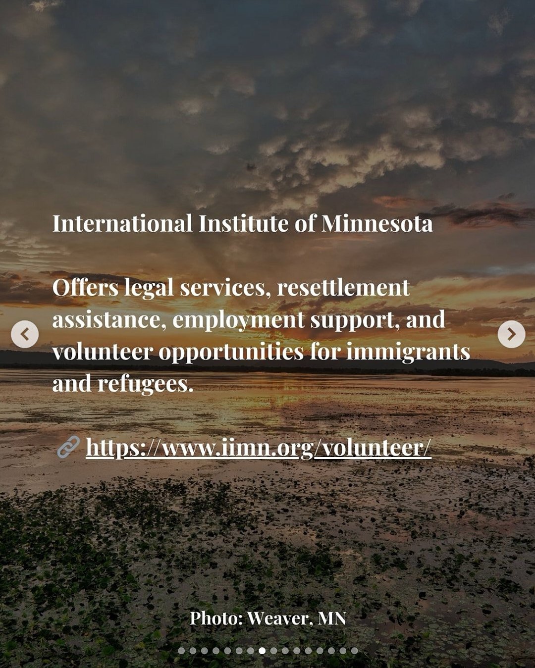 Alt Text: : International Institute of Minnesota offers legal services, resettlement assistance, employment support, and volunteer opportunities for immigrants and refugees.  
