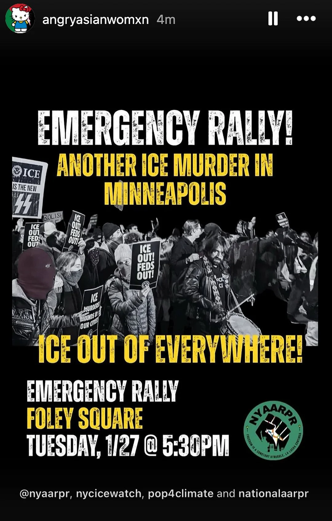 Hands off MN! Reject Pam Bondi's Demands.  Bring signs and banners and line Lake Street from Bee Maka Ska to St Paul to demand Tim Waltz reject Pam Bondi's demands and to tell the federal government to get OUT of Minnesota!  Wednesday, Jan 28th 5pm-7