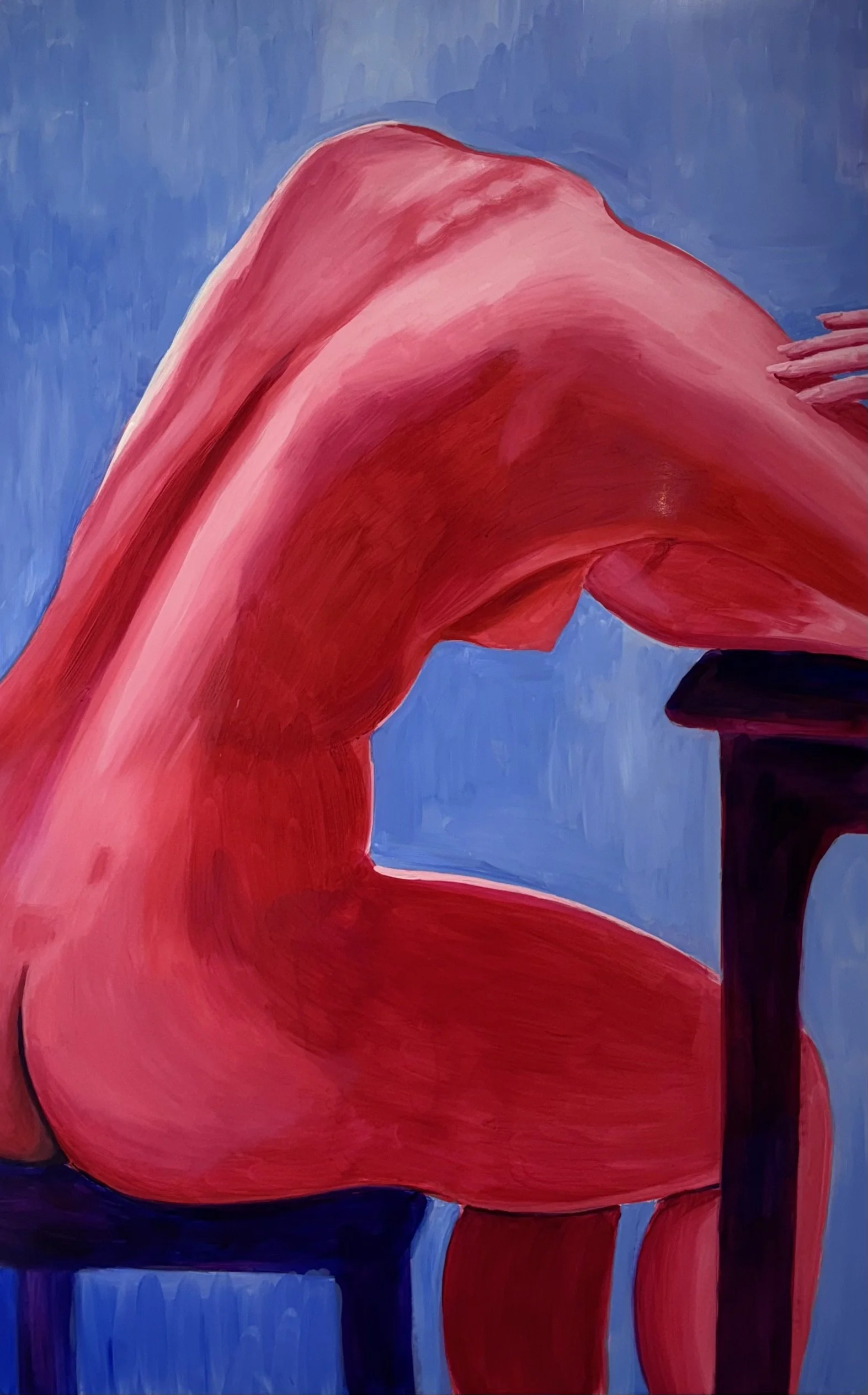 Contemplation // 40 x 25 inches // liquid acrylic on Duralar