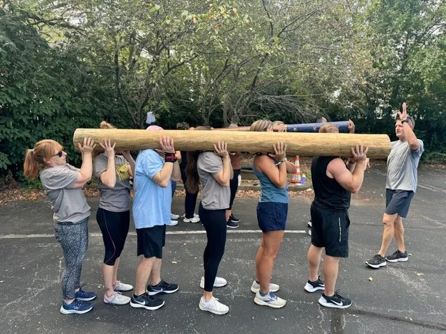 Team completing a SORE physical training challenge