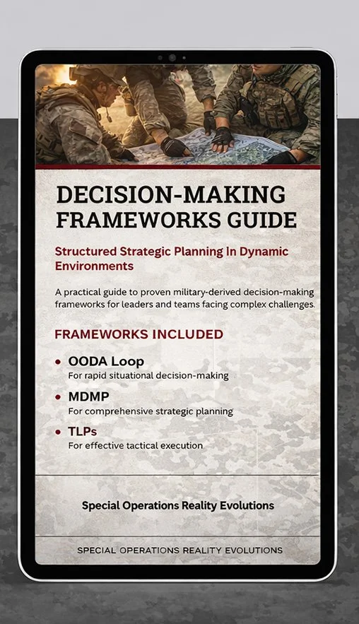 Operational Leadership Mockup, SORE Training Agenda