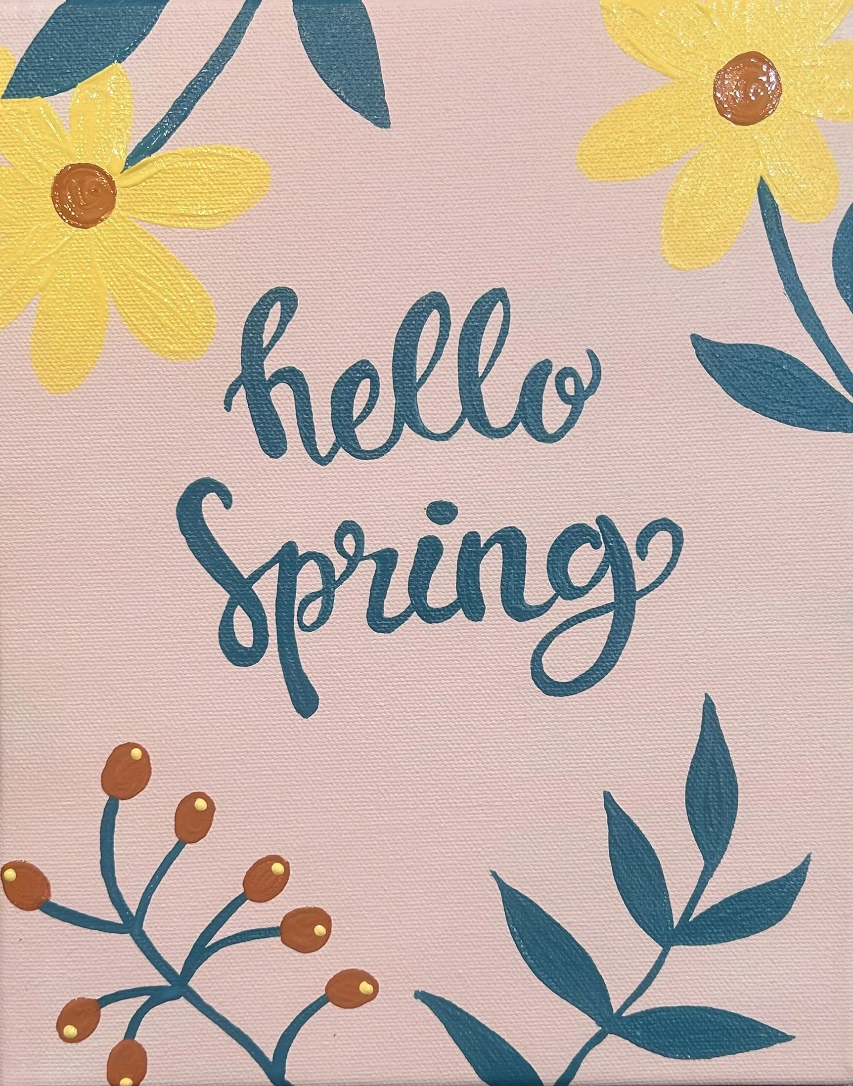 Hello Spring! Paint Party - DEPOSIT