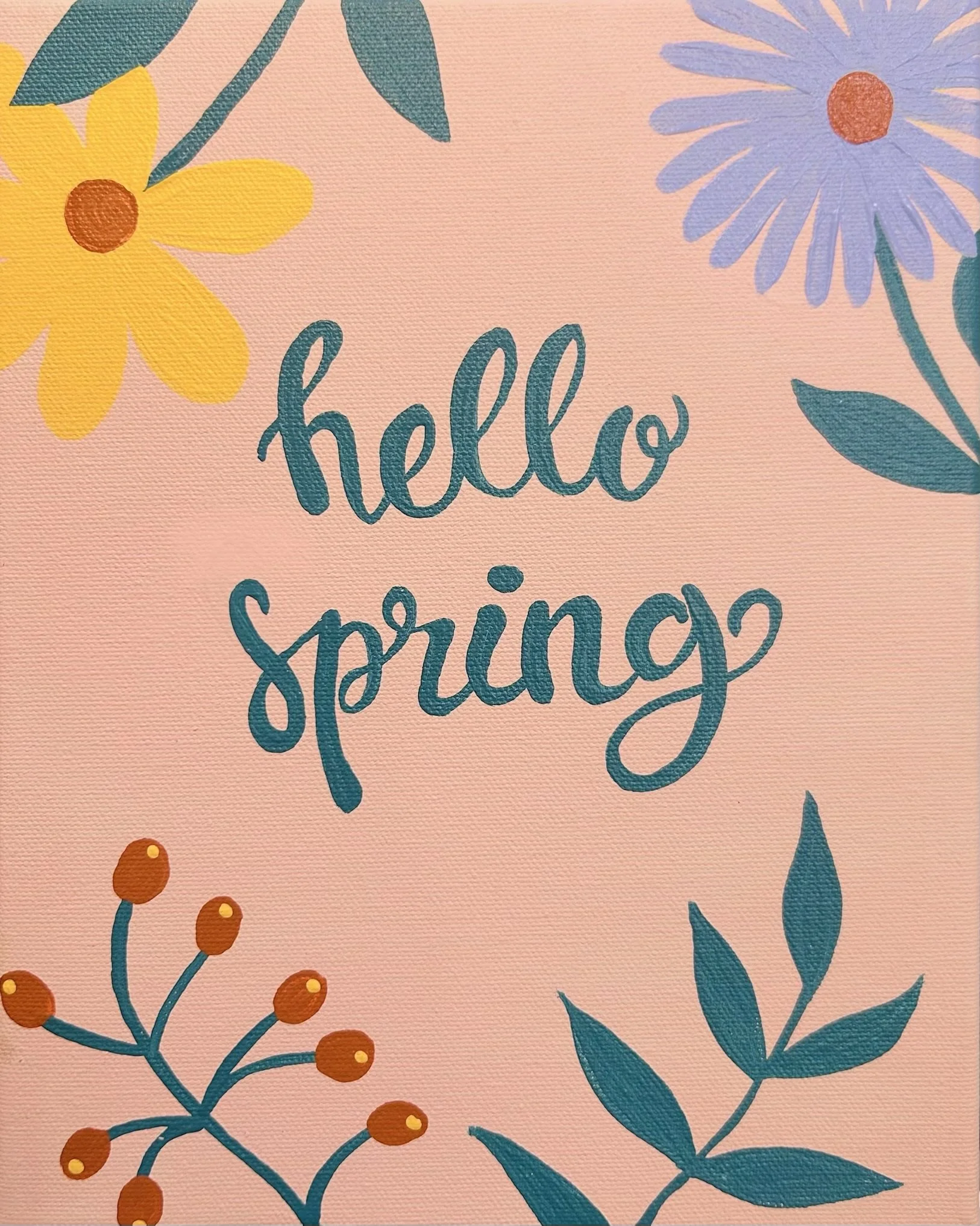 Hello Spring! Paint Party - DEPOSIT