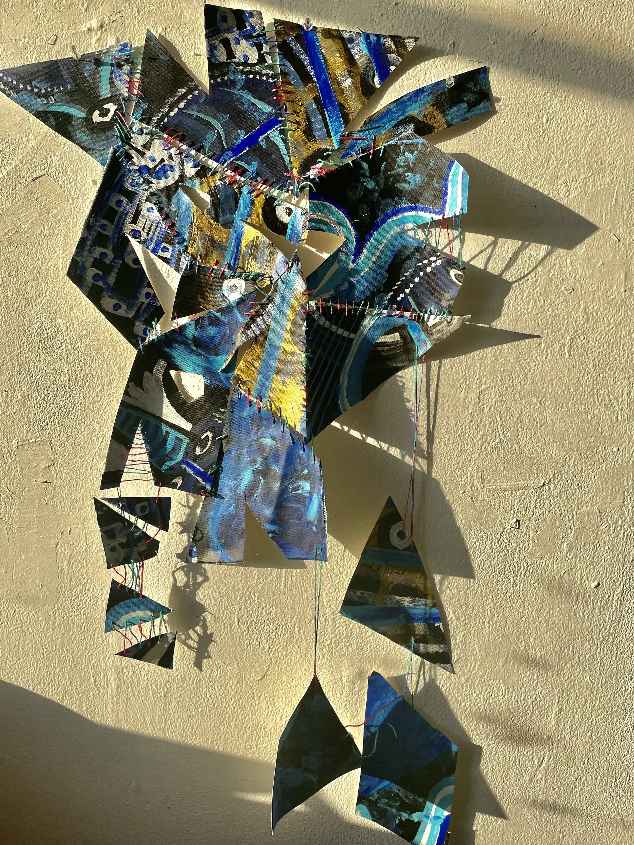 Painting for my abstract painting class in undergrad