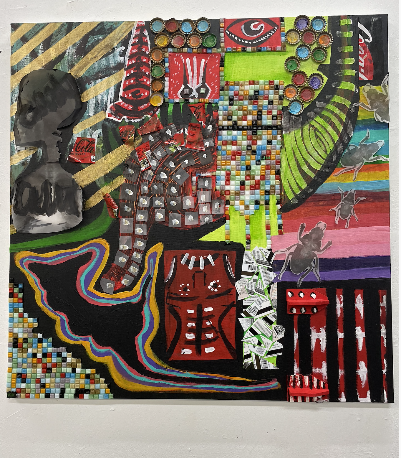 Painting for my abstract painting class in undergrad