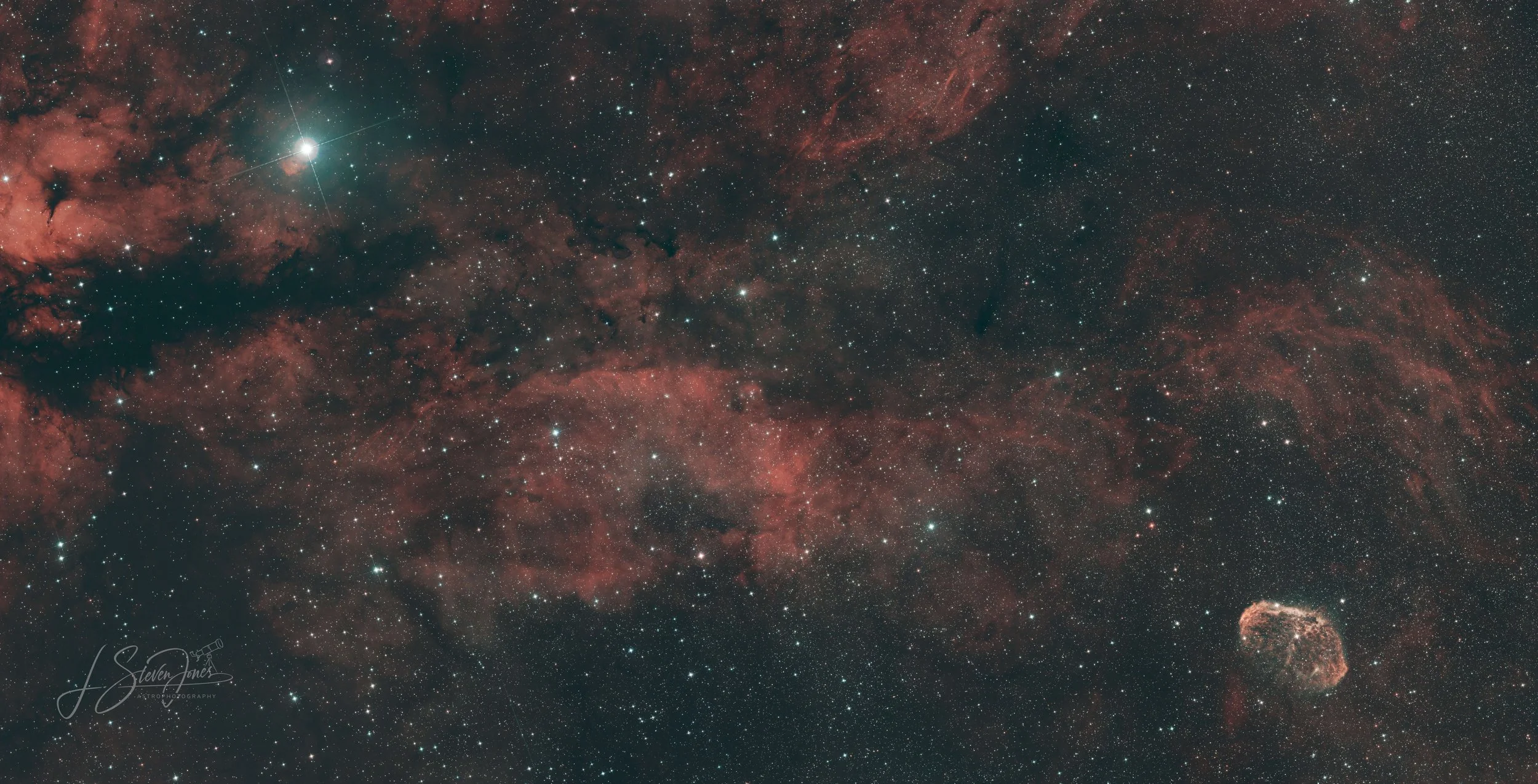 The Heart of Cygnus

“I set a course just east of Lyra
And northwest of Pegasus
Flew into the light of Deneb
Sailed across the Milky Way
On my ship, the Rocinante
Wheeling through the galaxies
Headed for the heart of Cygnus
Headlong into mystery”
Rus